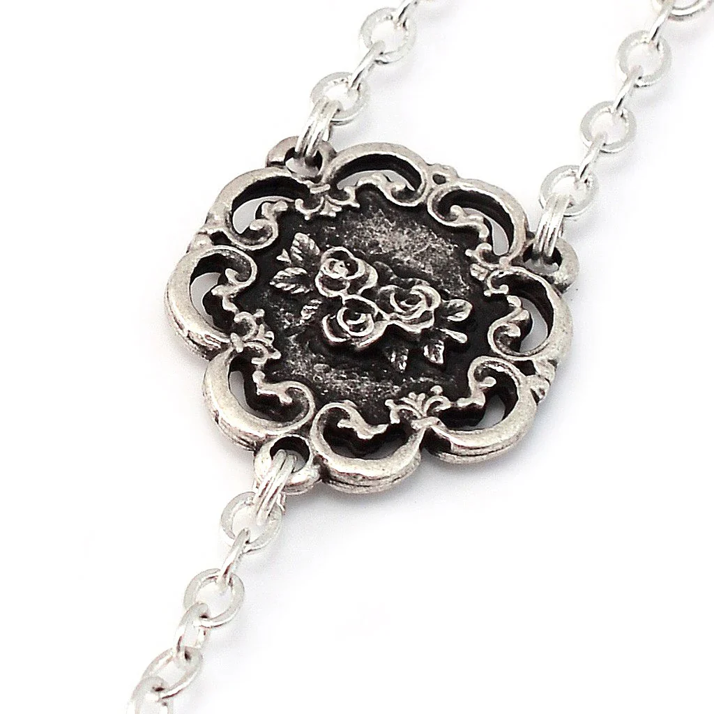 Mary's Motherly Love Blush Pearl Rosary - Image 6