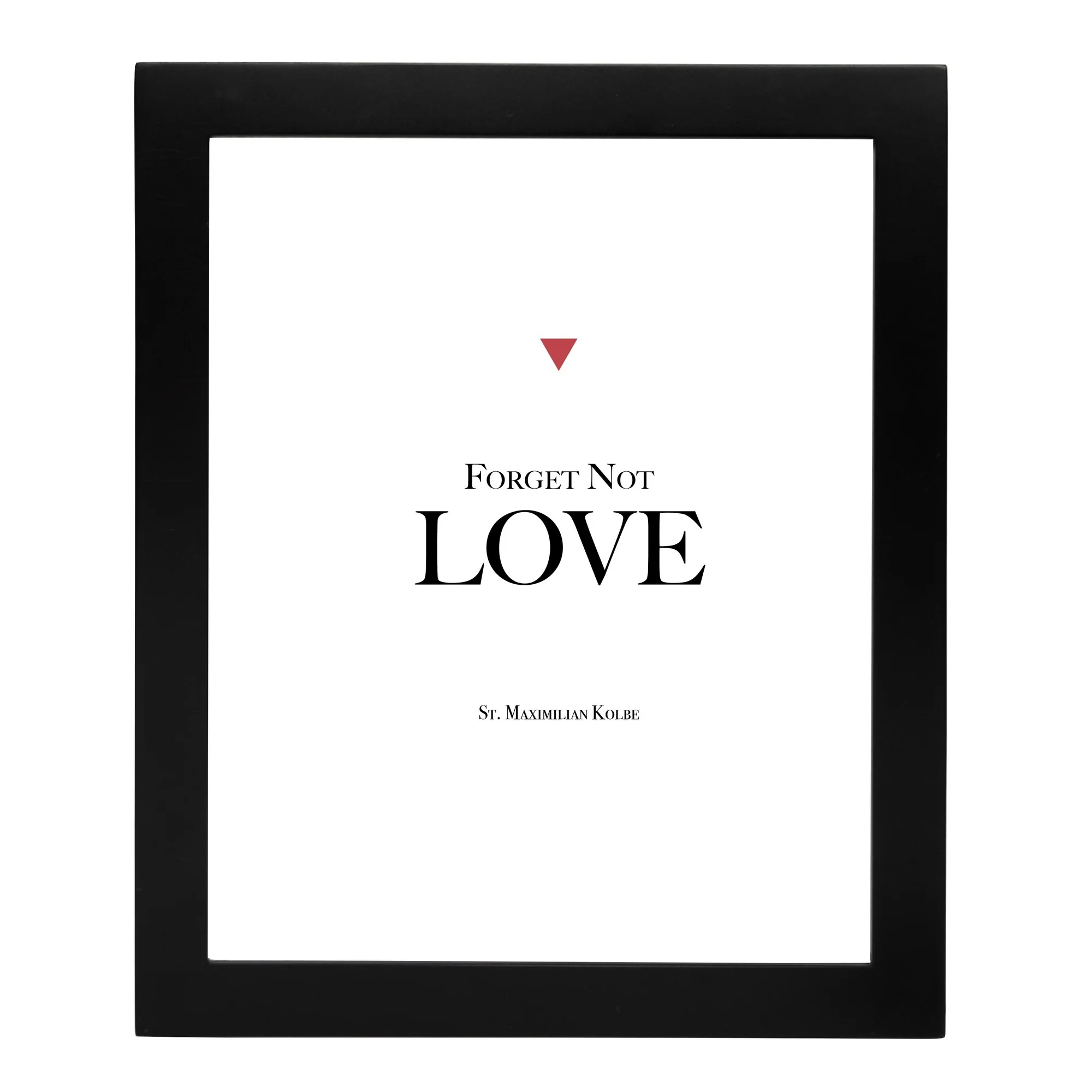 Max Kolbe Love Framed Art Print - 8x10"