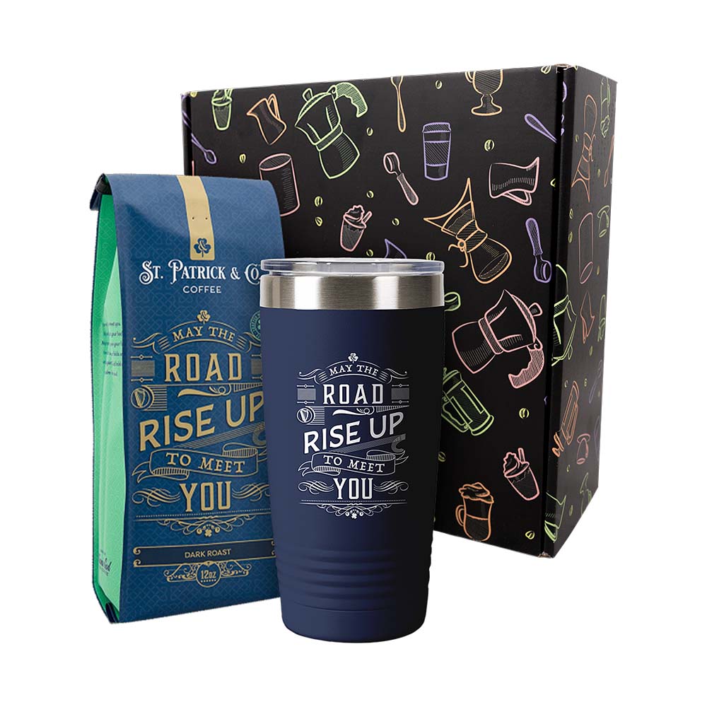 May The Road Rise To Meet You Coffee & Tumbler Gift  Set