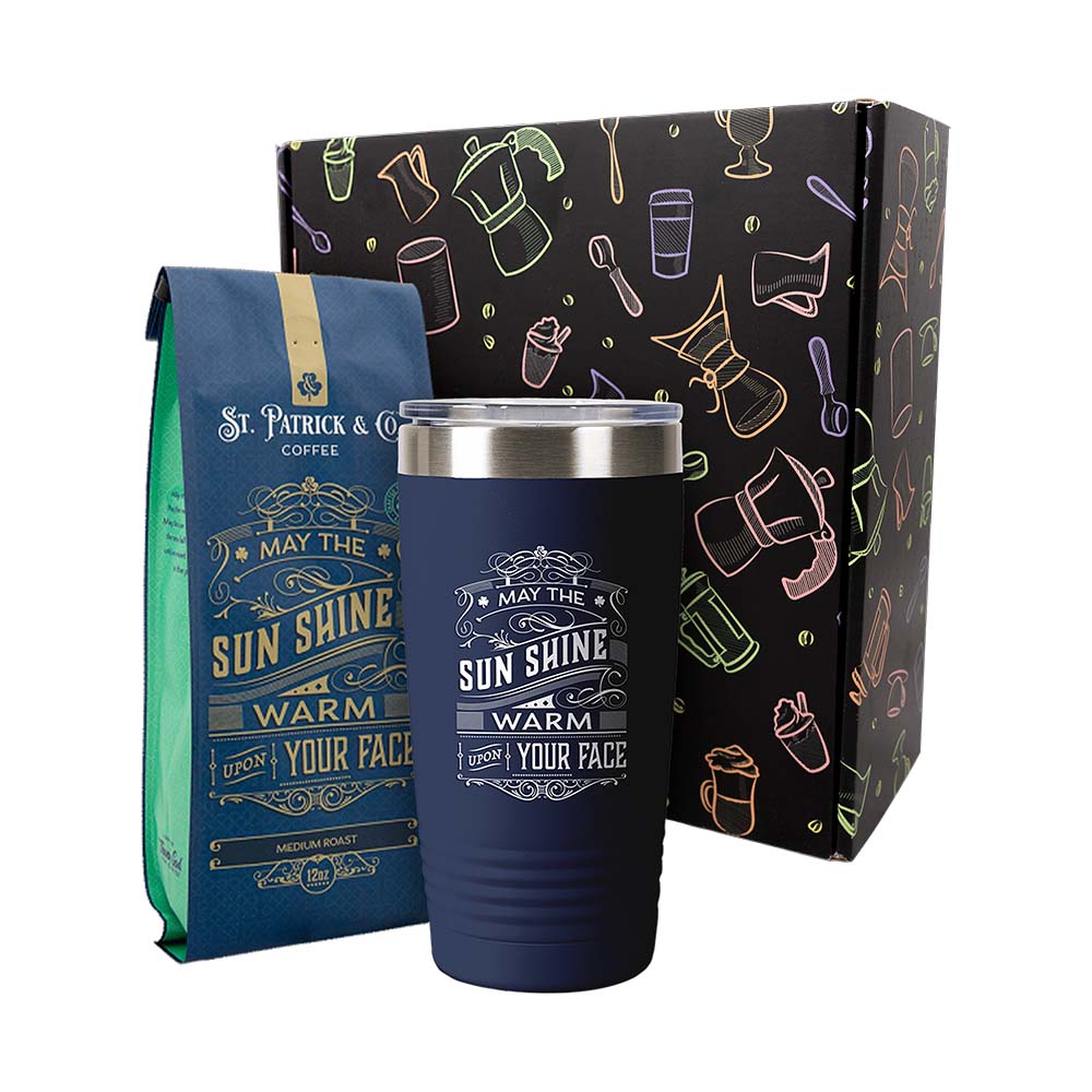May The Sun Shine Warm On Your Face Coffee & Tumbler Gift Set