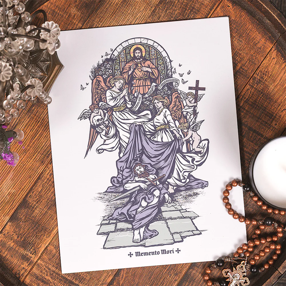 Memento Mori: An Advent Companion & Memento Mori: The Last Battle Unframed Print - Gift Set - Image 6