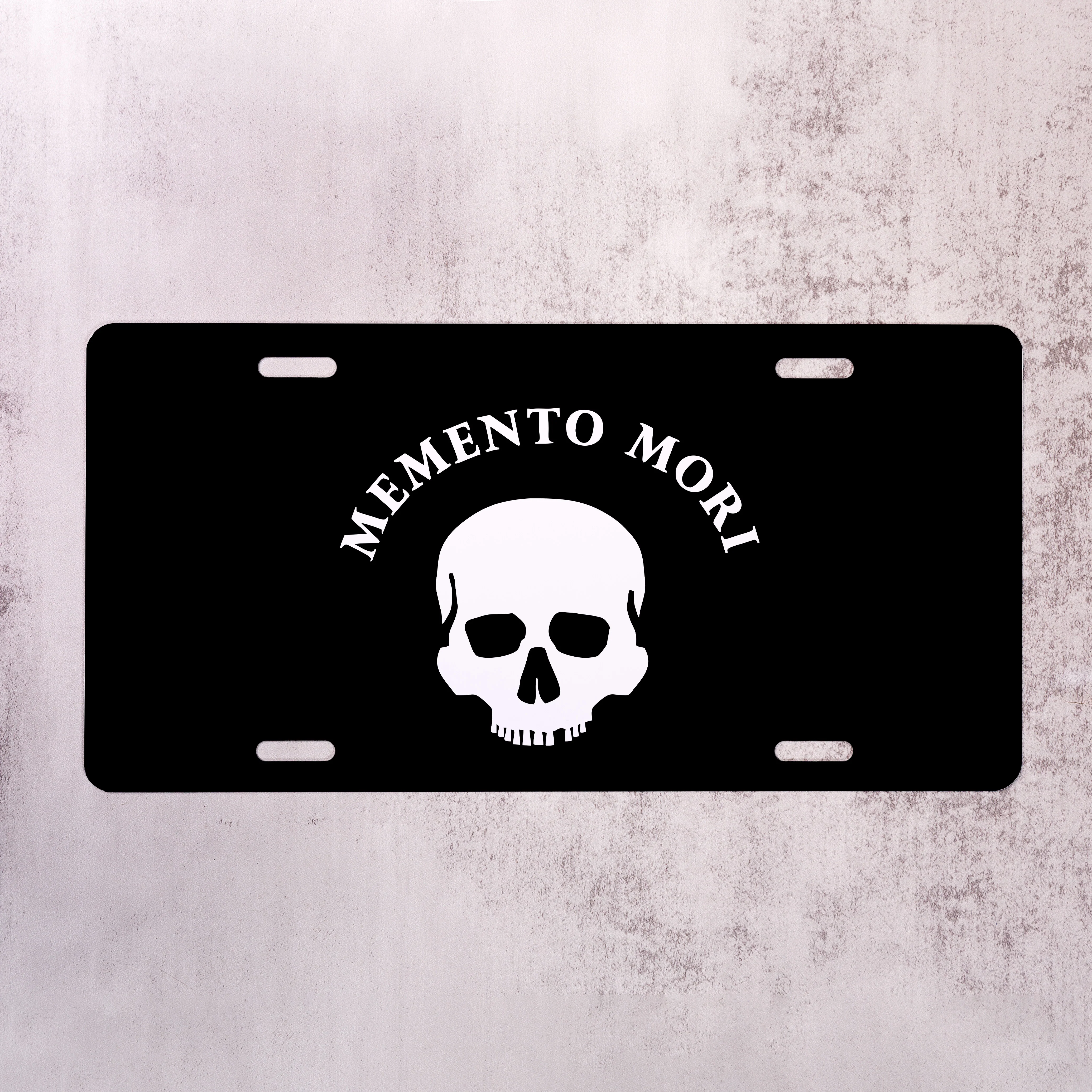 Memento Mori License Plate