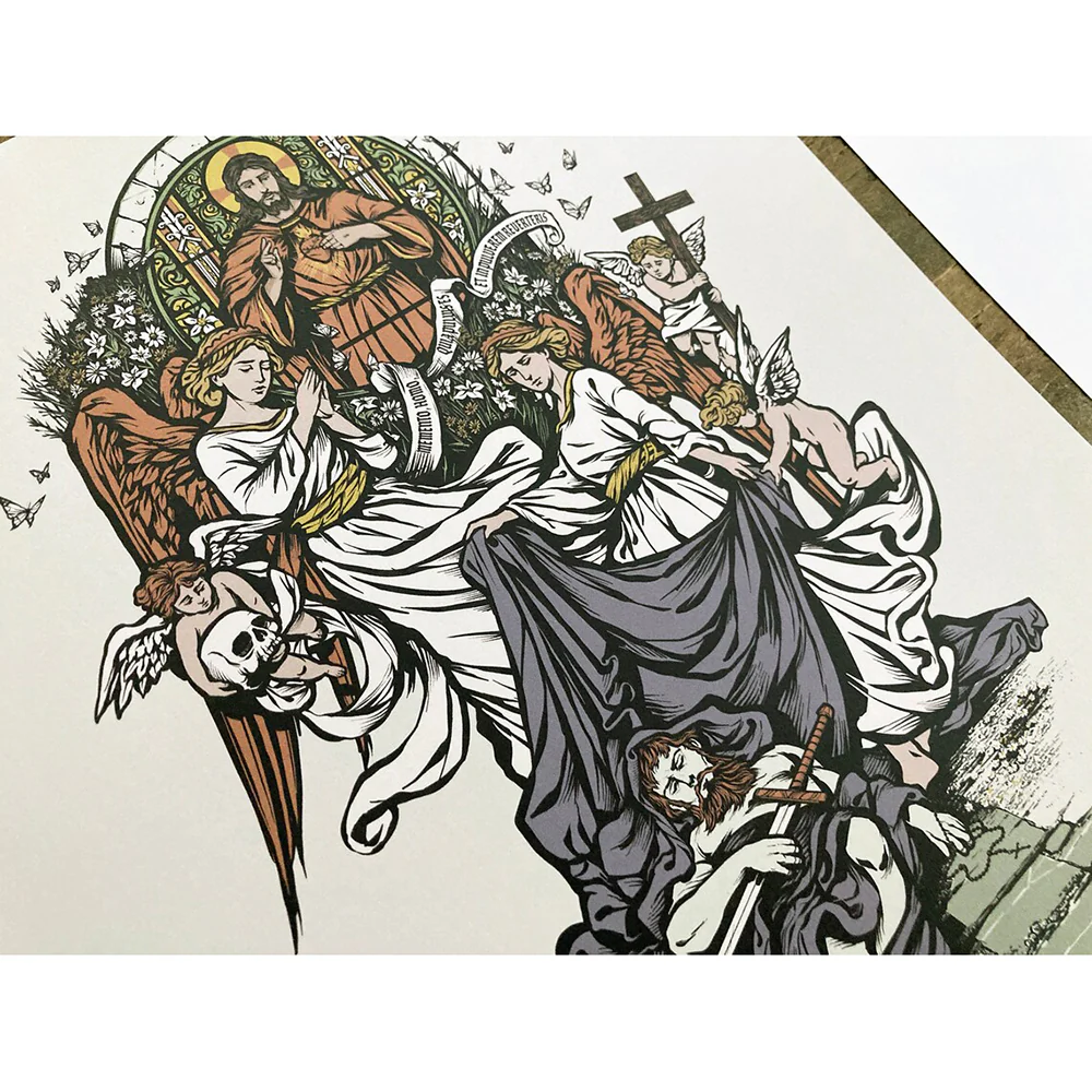 Memento Mori: The Last Battle Unframed Print - 8.5" x 11" - Image 2