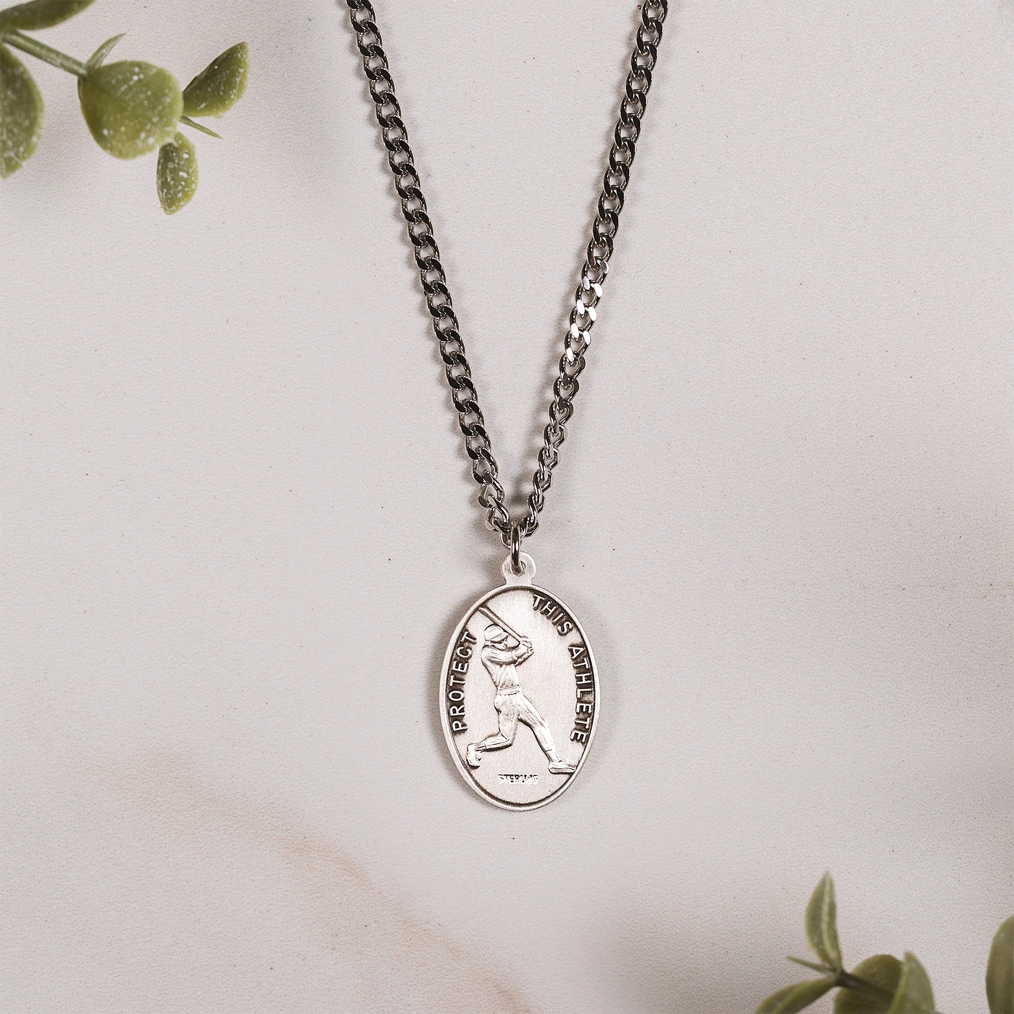 Men & Boys St. Sebastian Patron of Athletes Necklace - Multiple Sports
