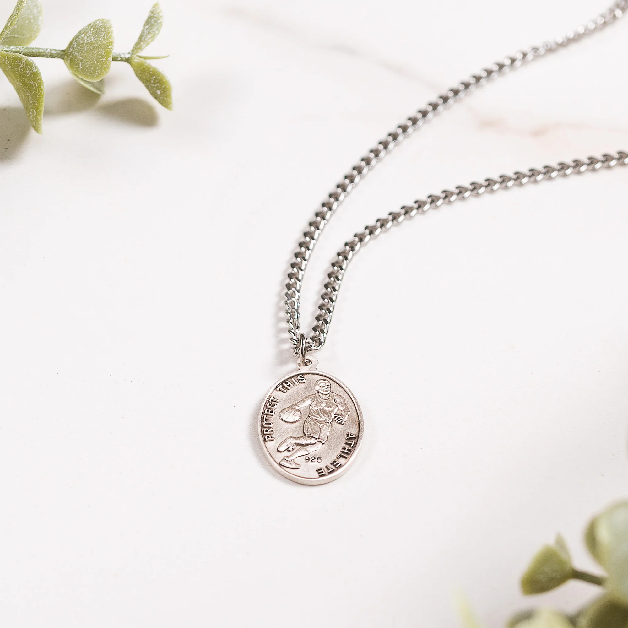 Men & Boys St. Sebastian Patron of Athletes Necklace - Multiple Sports - Image 10