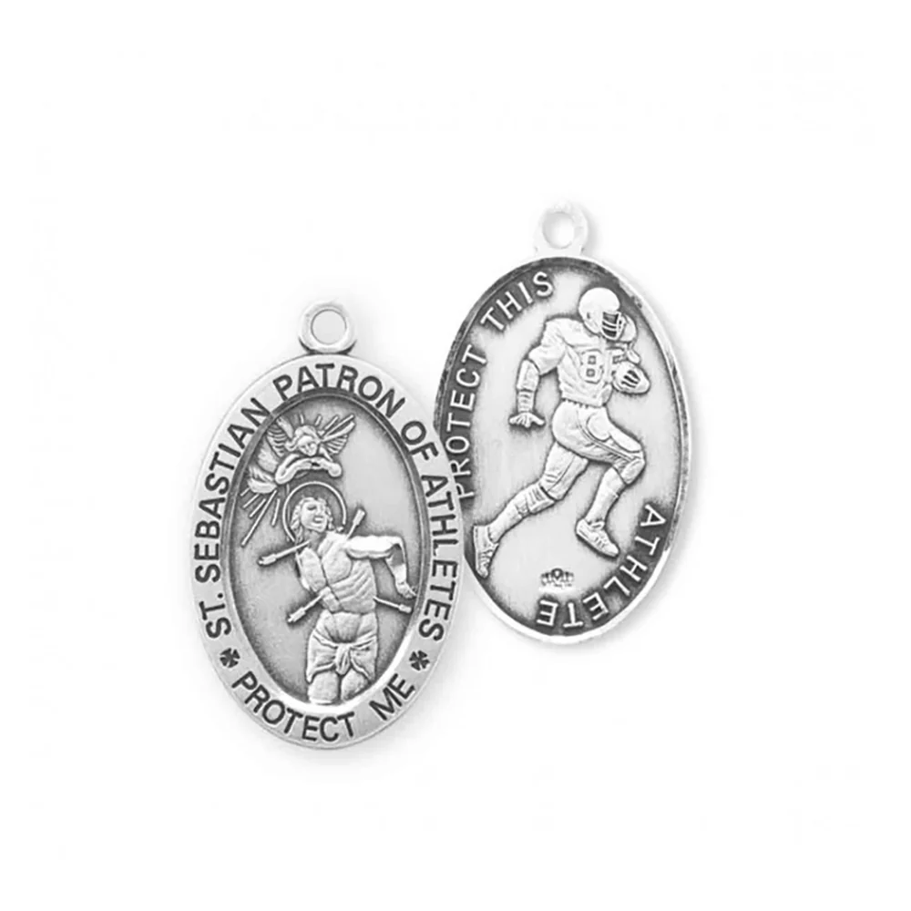Men & Boys St. Sebastian Patron of Athletes Necklace - Multiple Sports - Image 17