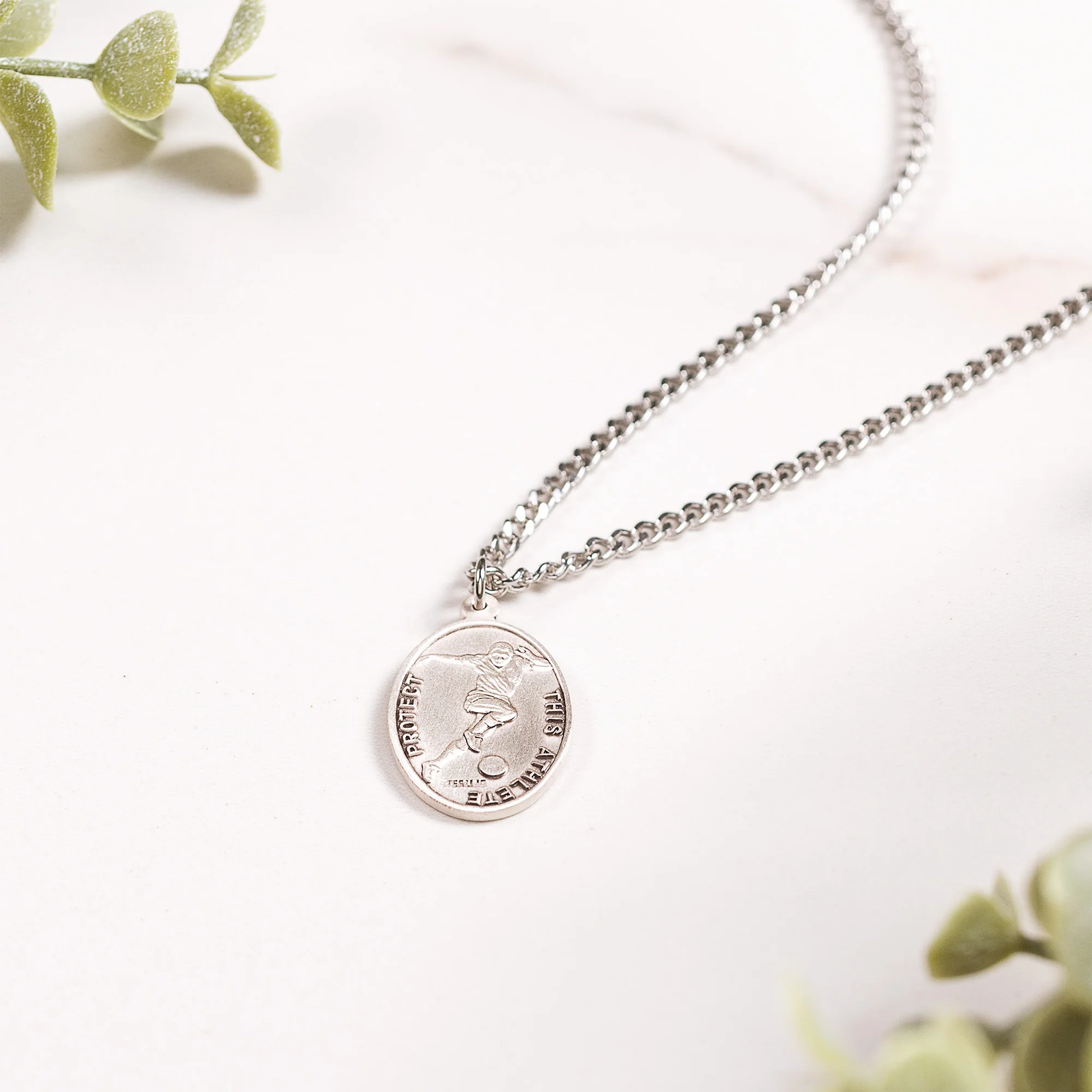 Men & Boys St. Sebastian Patron of Athletes Necklace - Multiple Sports - Image 20