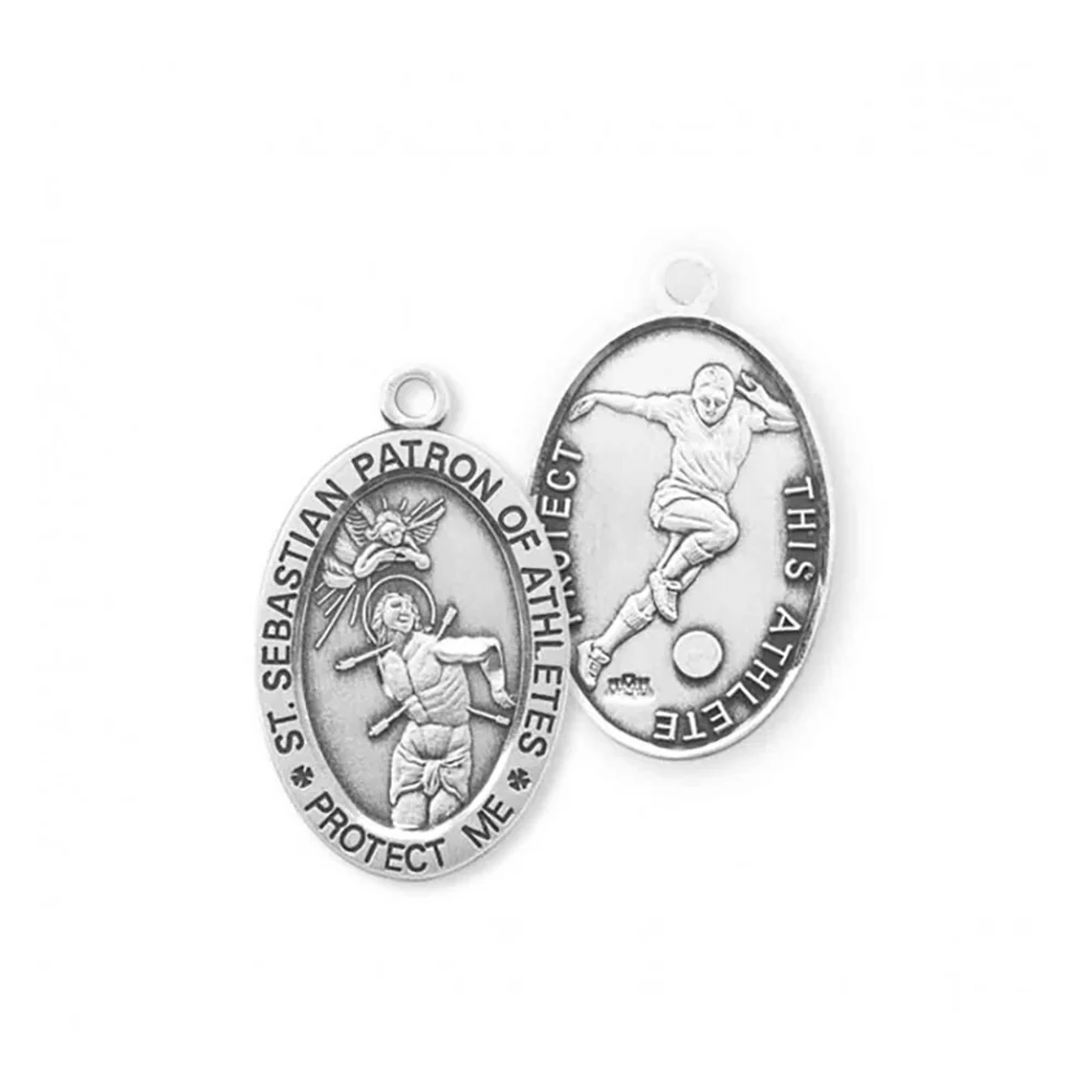 Men & Boys St. Sebastian Patron of Athletes Necklace - Multiple Sports - Image 22