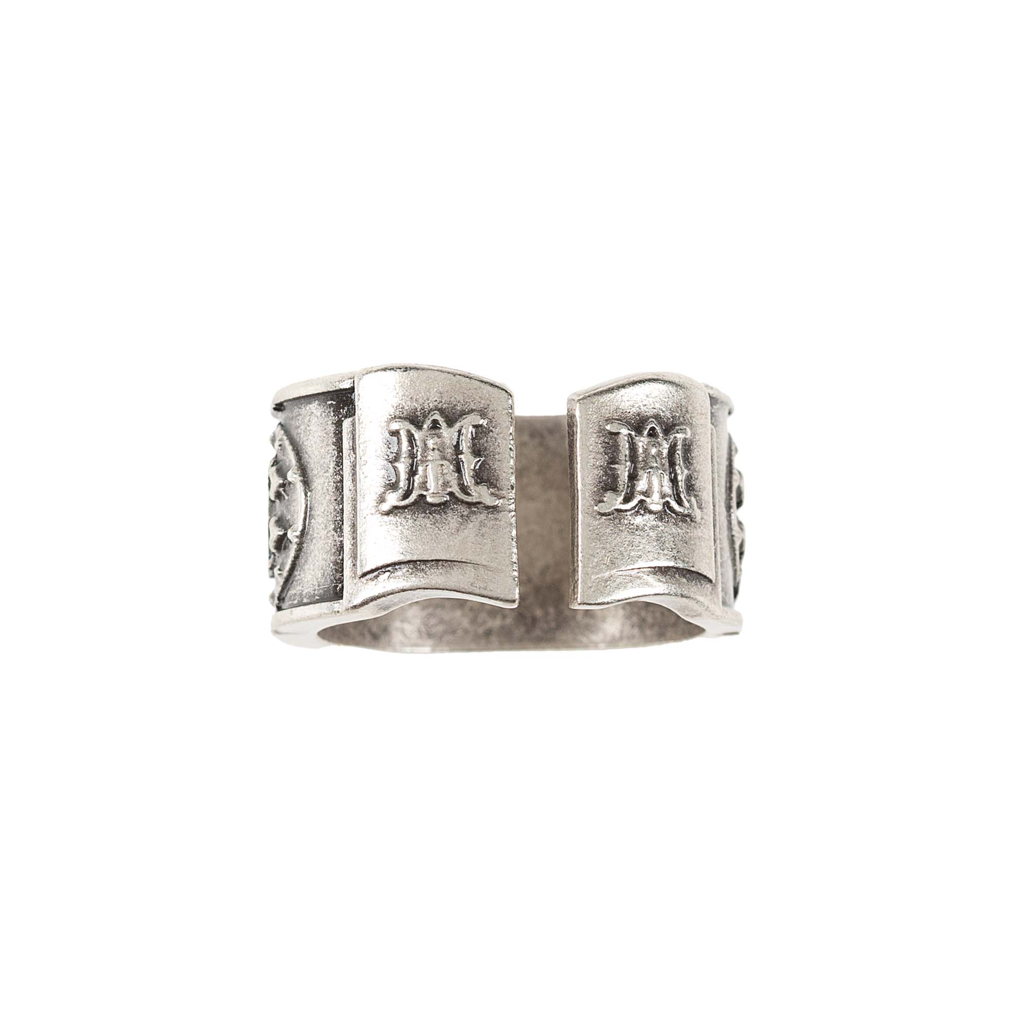 Men's Stamped Miraculous Medal Ring - Image 3