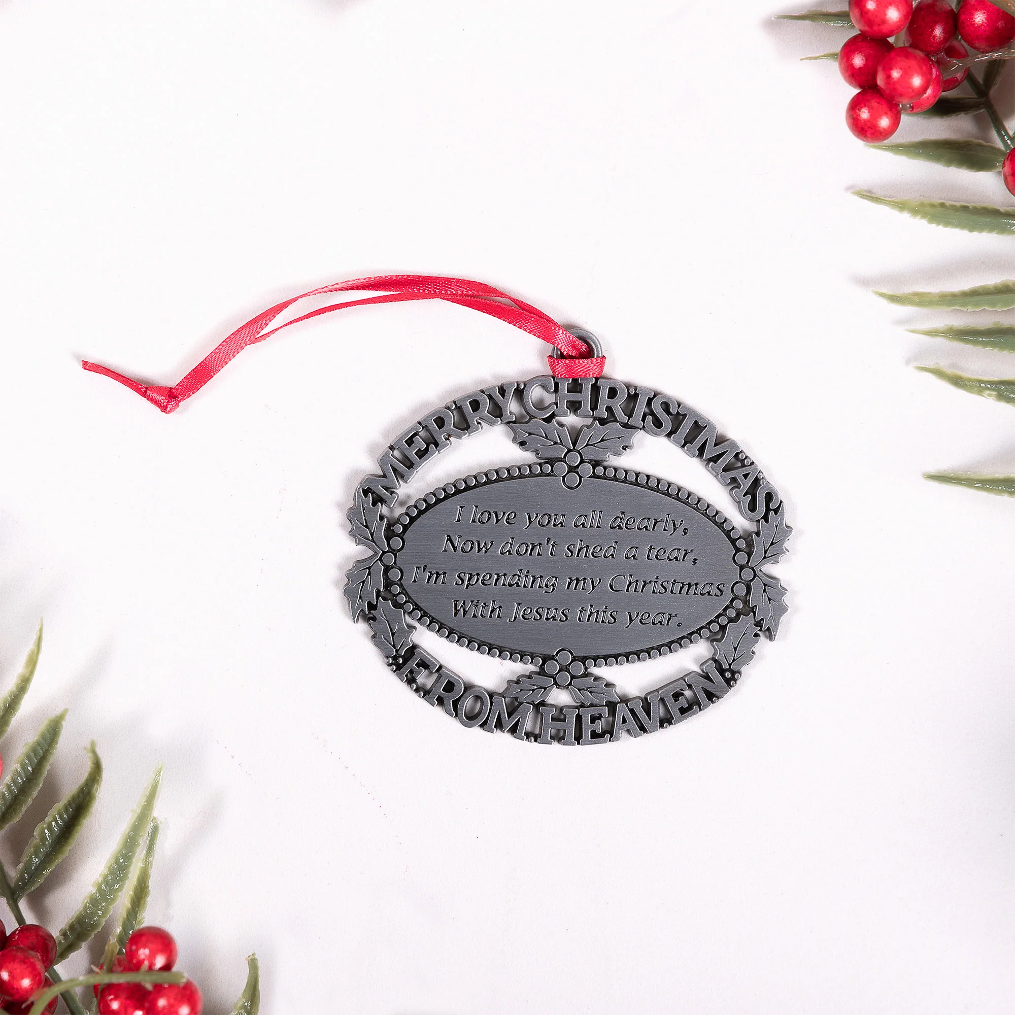 Merry Christmas From Heaven Ornament and Bookmark - Image 3