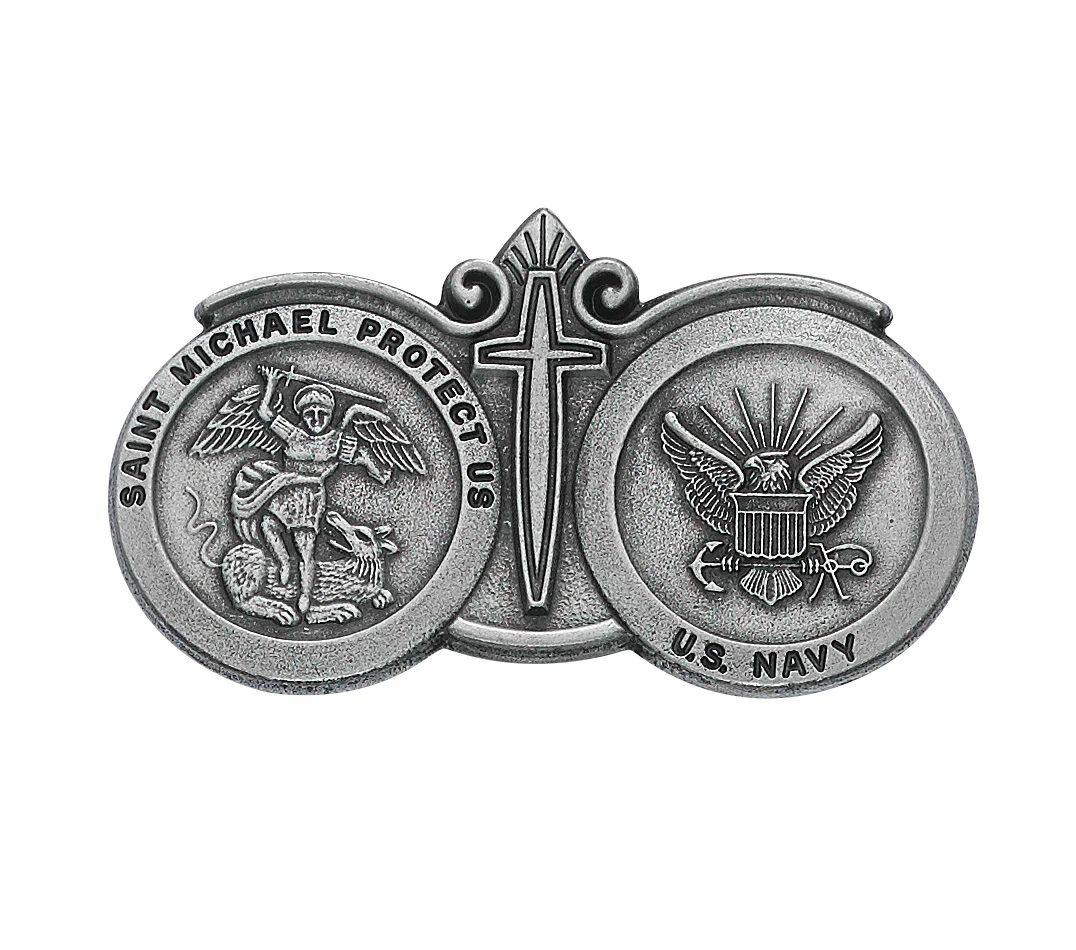 Military St. Michael Visor Clips - Multiple Branches