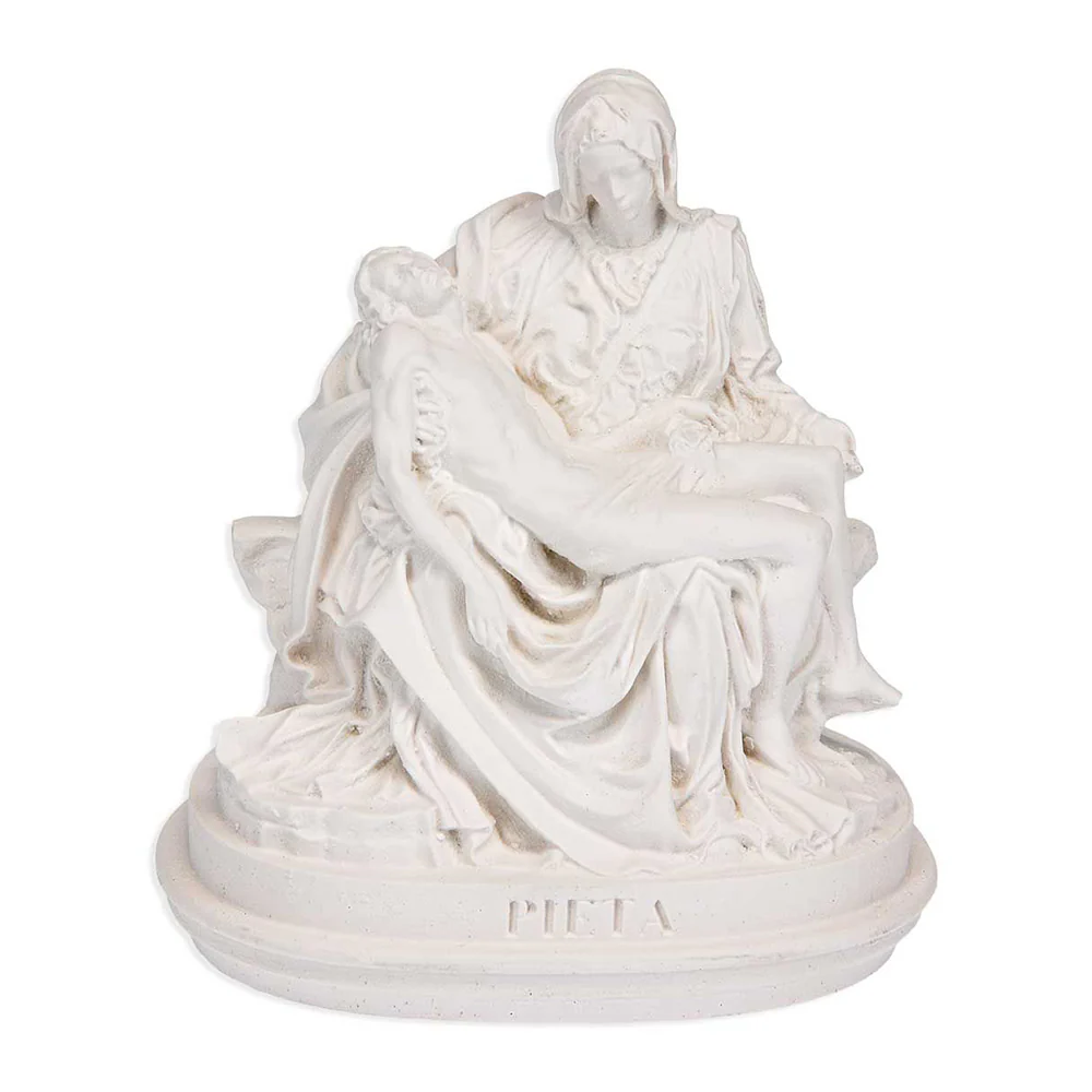 Mini Pieta Alabaster Statue - 3.5" - Image 2