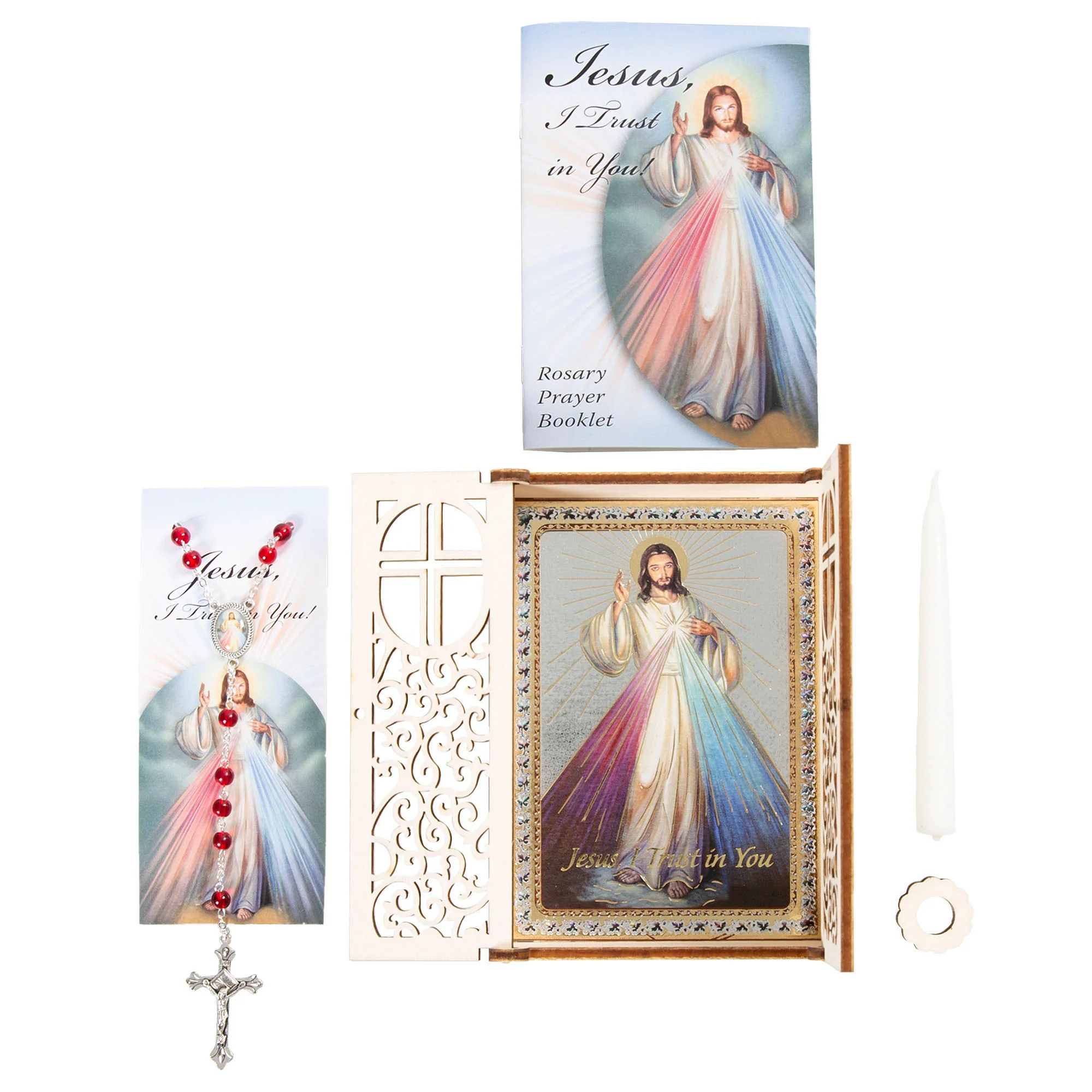 Mini Table Shrine - Divine Mercy - Image 2