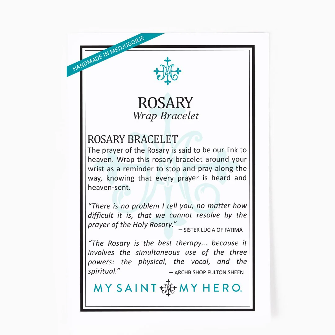 Miracles Rosary Wrap Bracelet - Image 2