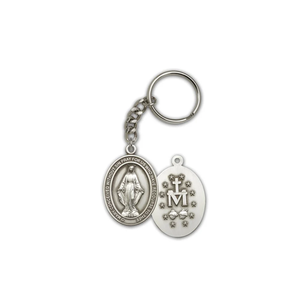 Miraculous KeyChain, Bliss, Antique Silver