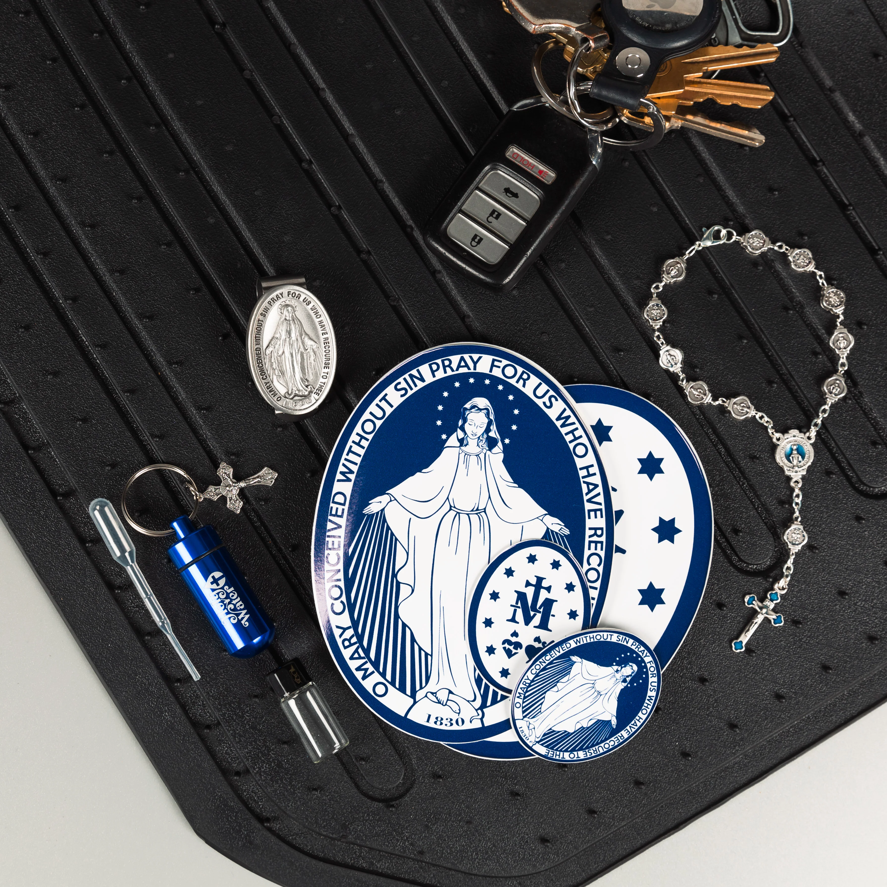Miraculous Medal Auto Set