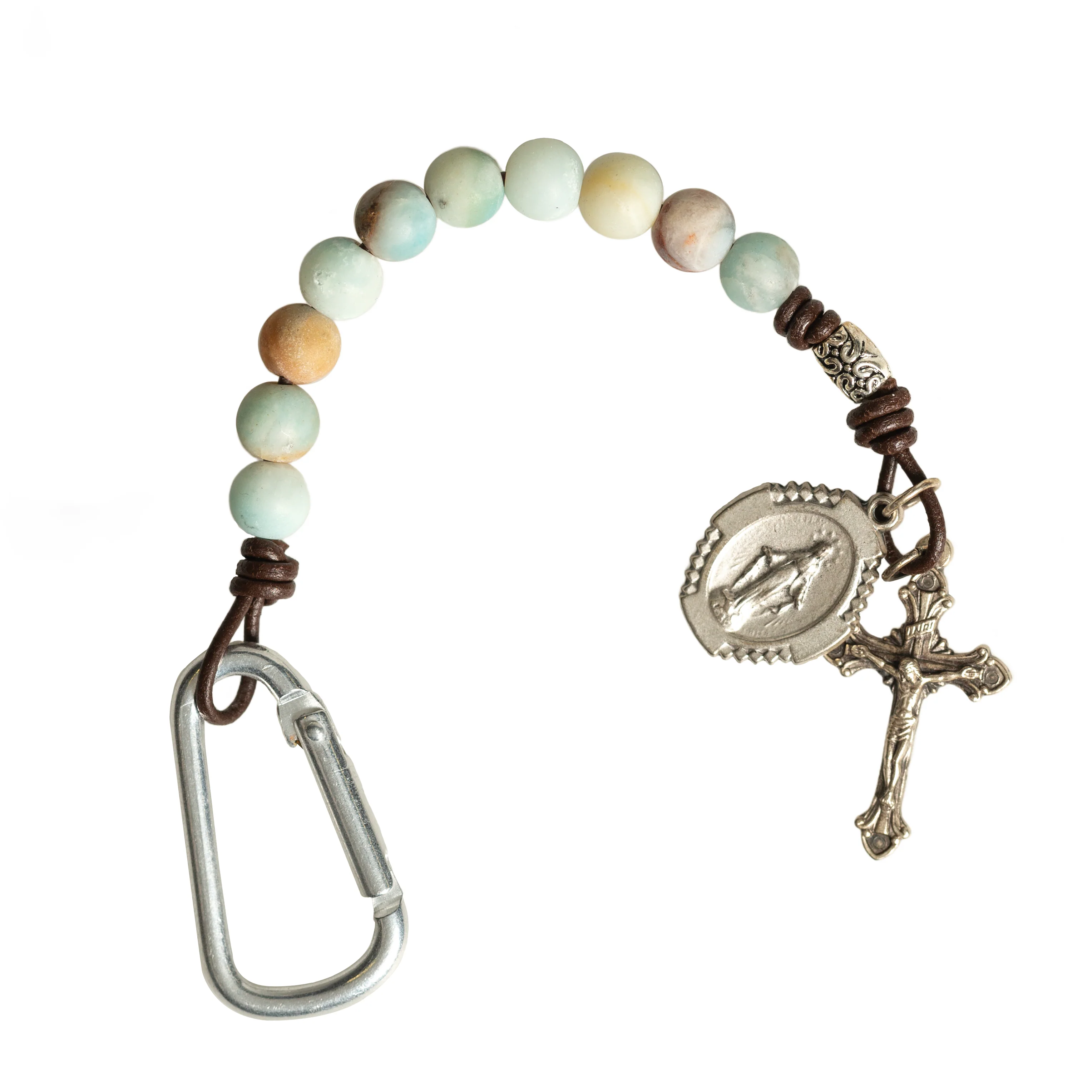 Miraculous Medal Brave Beads Tenner Rosary - Image 2