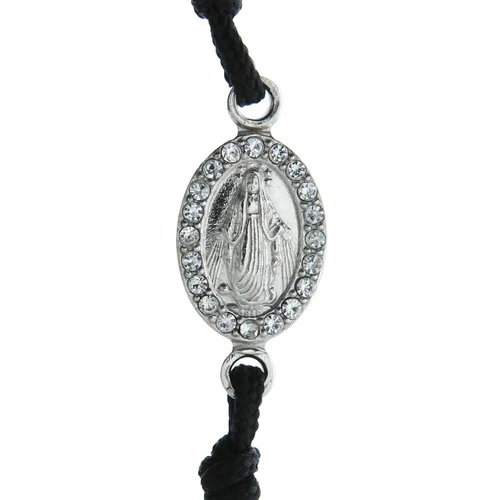 Miraculous Medal Cord Bracelet - Image 2