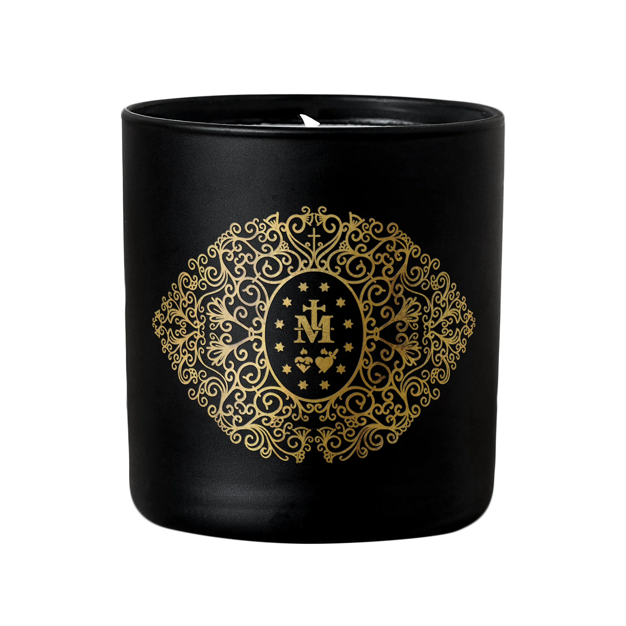 Miraculous Medal Gold Filigree Candle - Image 5