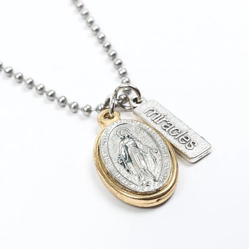 Miraculous Medal Miracles Necklace - 24"