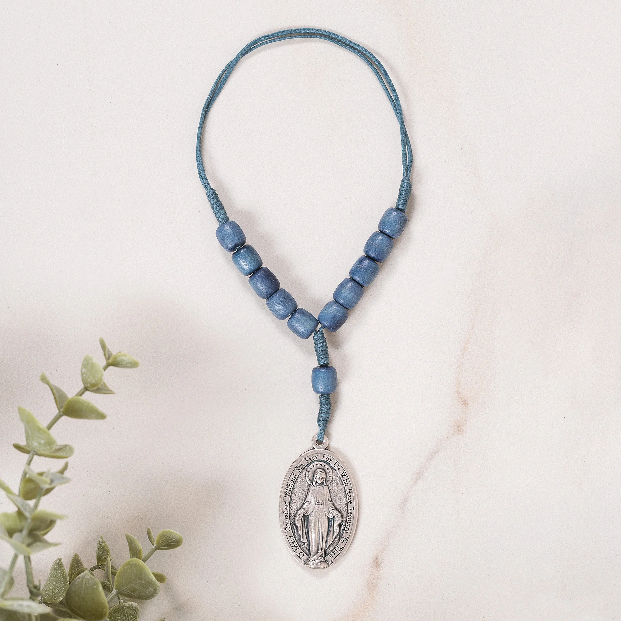 Miraculous Medal One Decade Rosary/Blessing Beads - Image 2