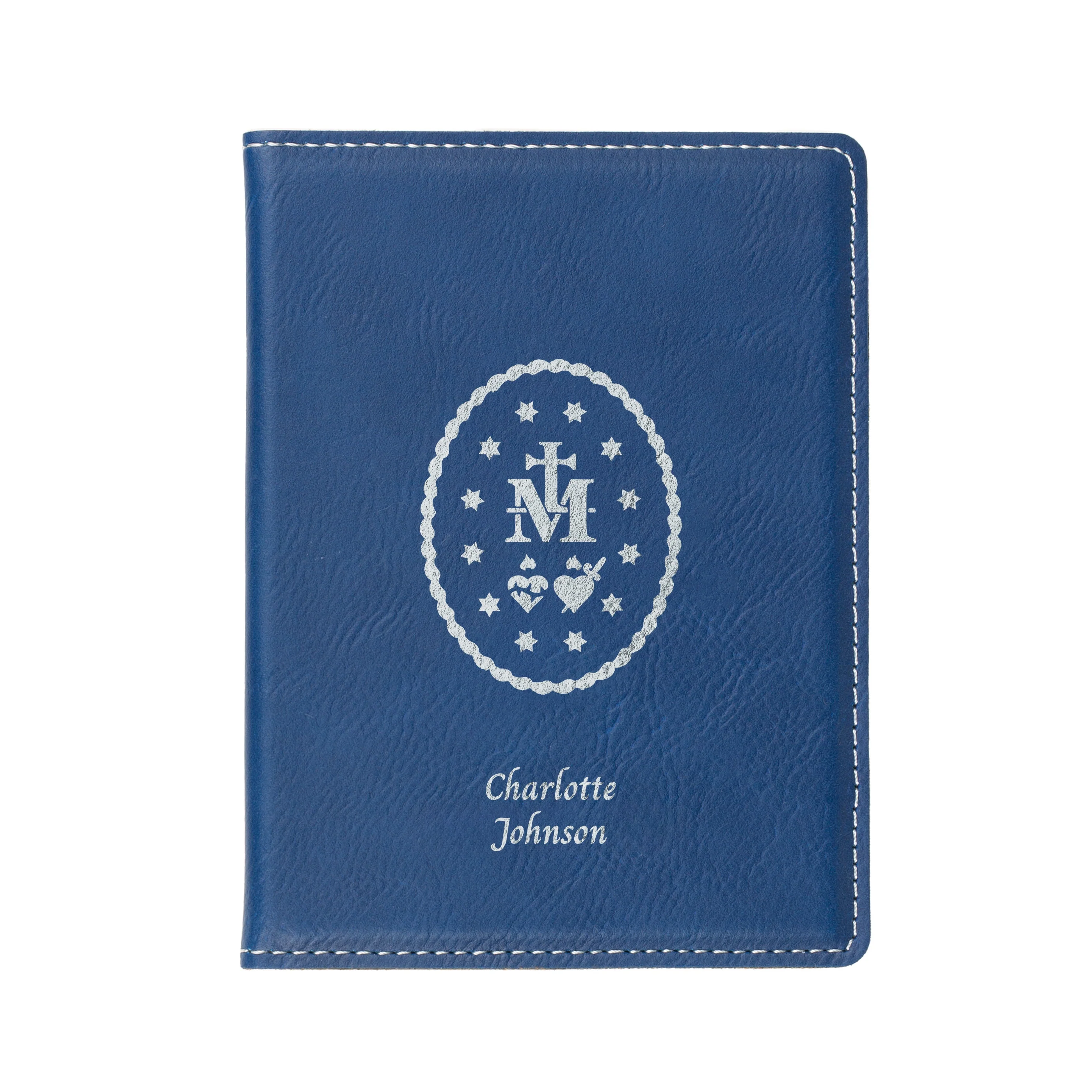 Miraculous Medal Passport Cover- Blue or White - Image 2