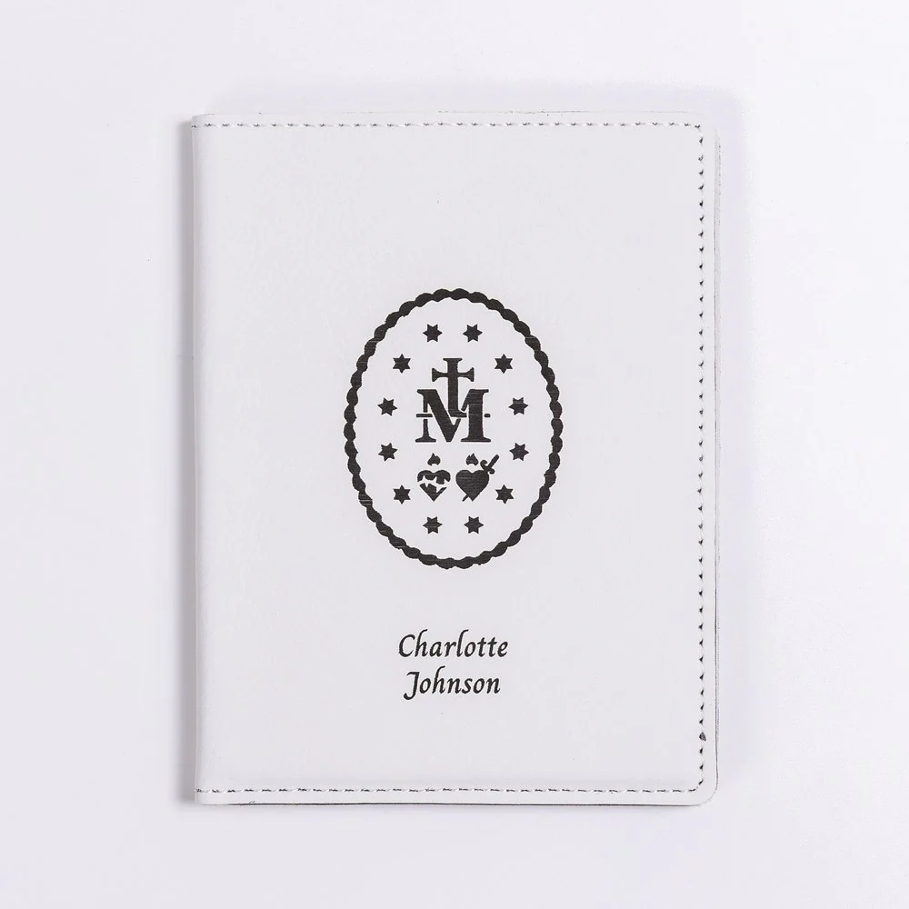Miraculous Medal Passport Cover- Blue or White - Image 4