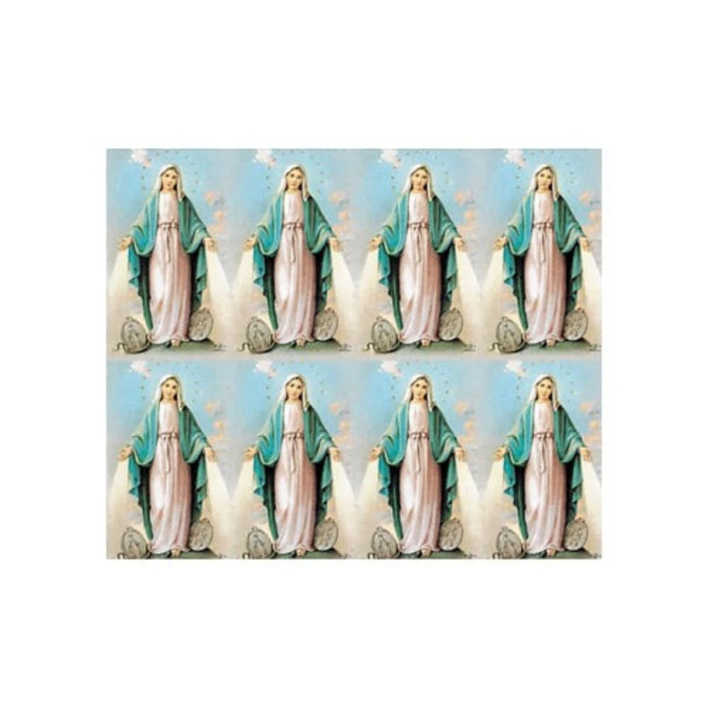Laminated Miraculous Medal Personalized Prayer Card (Priced Per Card) - Image 2