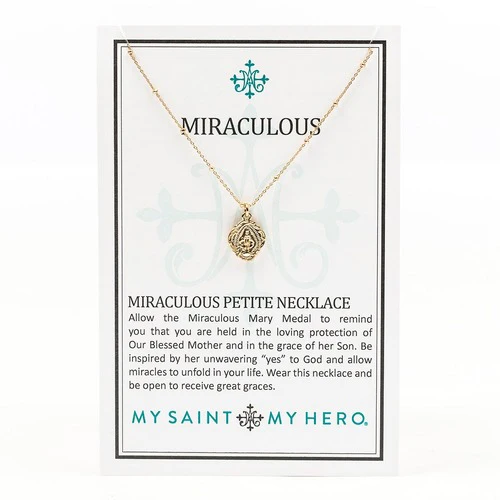 Miraculous Mother Gold Petite Necklace - Image 3