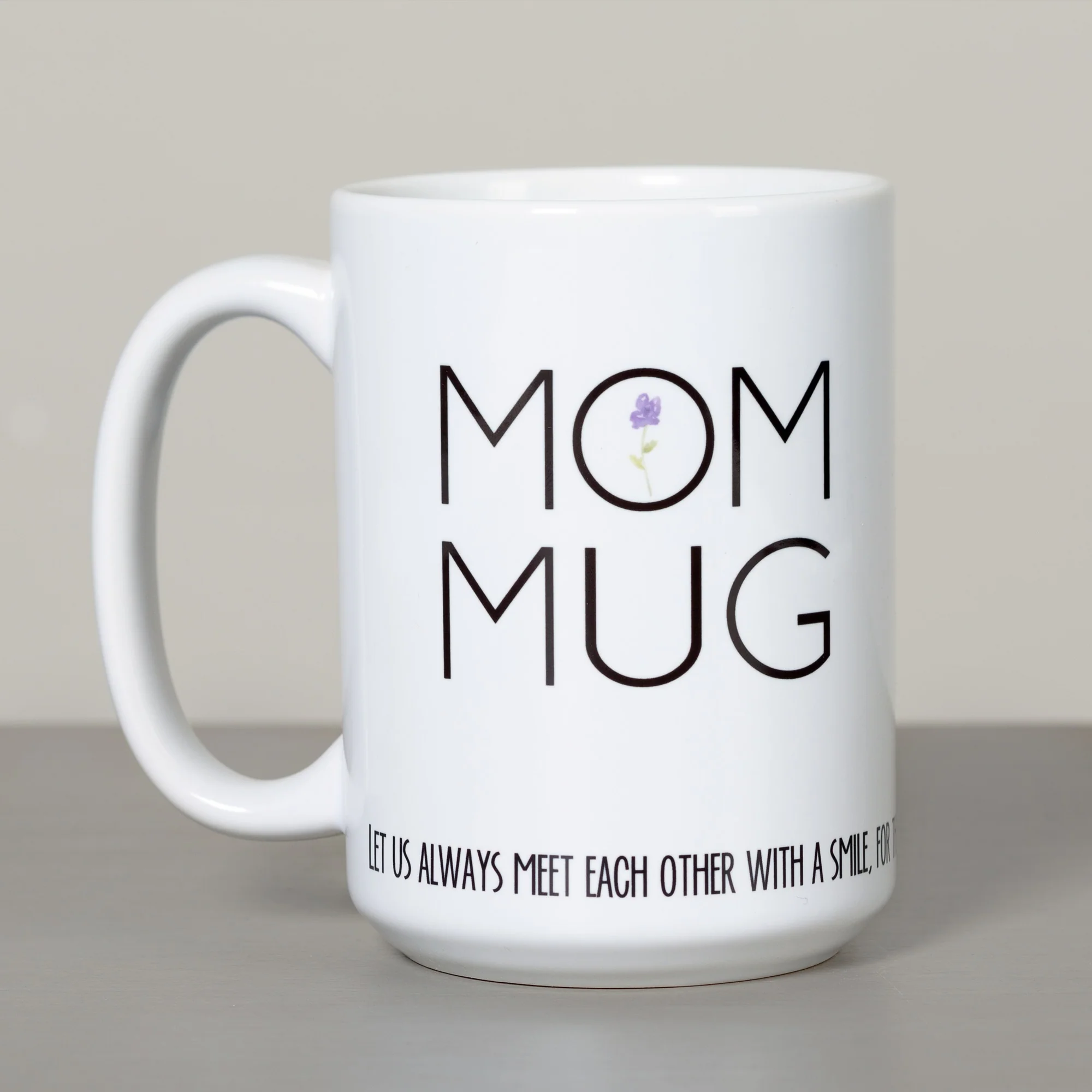 Mom Mug - Mother Teresa "Smile" Quote