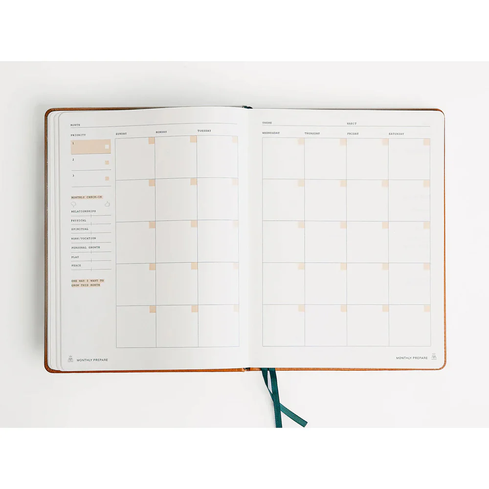Monk Manual™ Weekly Planner (Tan) - Image 2