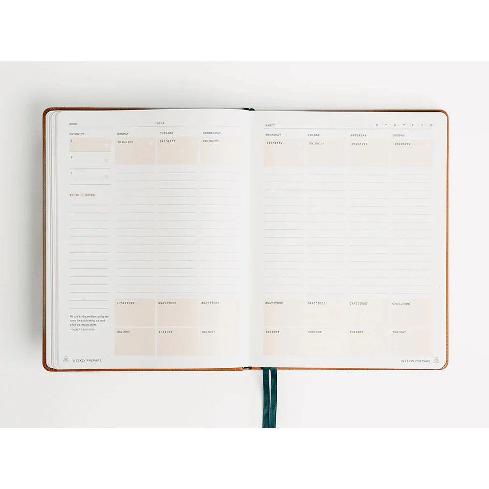Monk Manual™ Weekly Planner (Tan) - Image 3