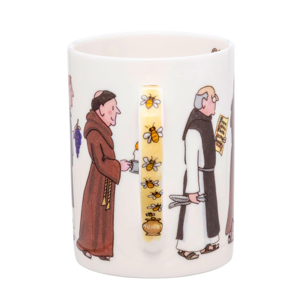 Monks Procession Bone China Mug - Image 3