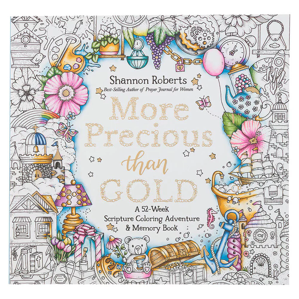 More Precious than Gold: A 52-Week Scripture Coloring Adventure and Memory Book - Image 4