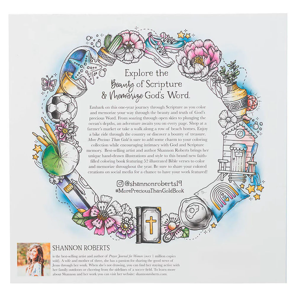 More Precious than Gold: A 52-Week Scripture Coloring Adventure and Memory Book - Image 5
