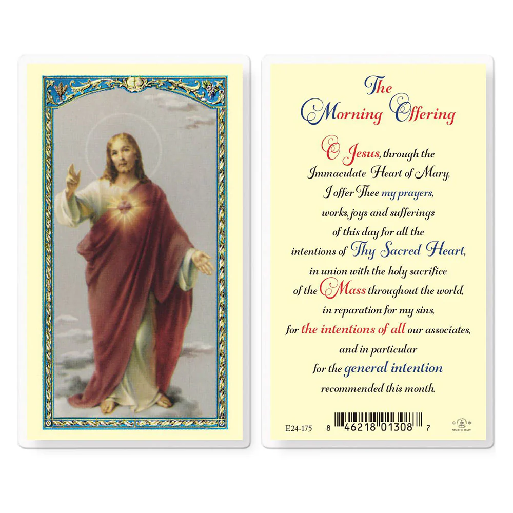 Morning Offering Prayer Card