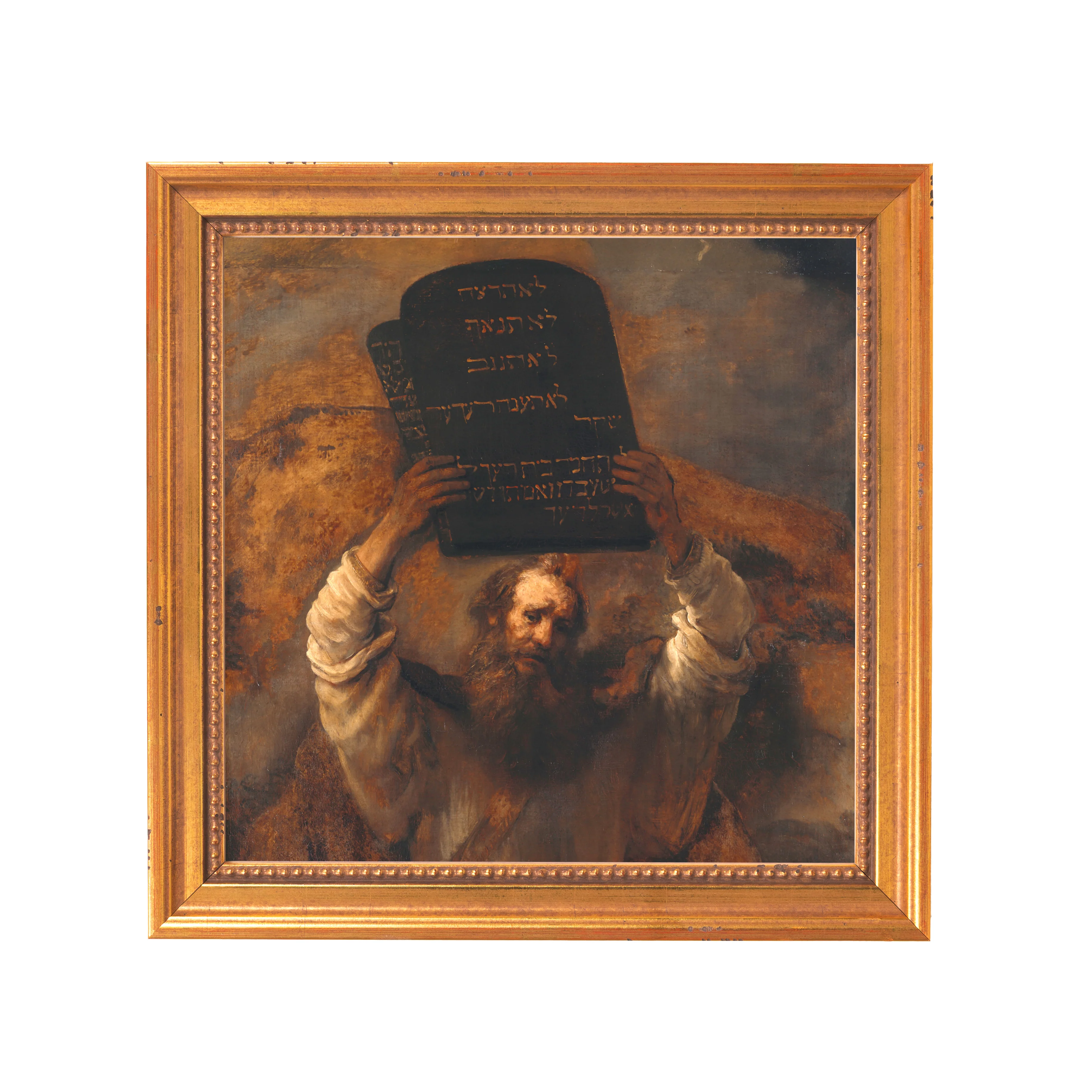 Moses with the Ten Commandments Framed Canvas - Sacred Mini Collection - Image 7