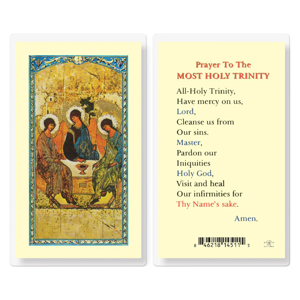 Most Holy Trinity - Prayer Card