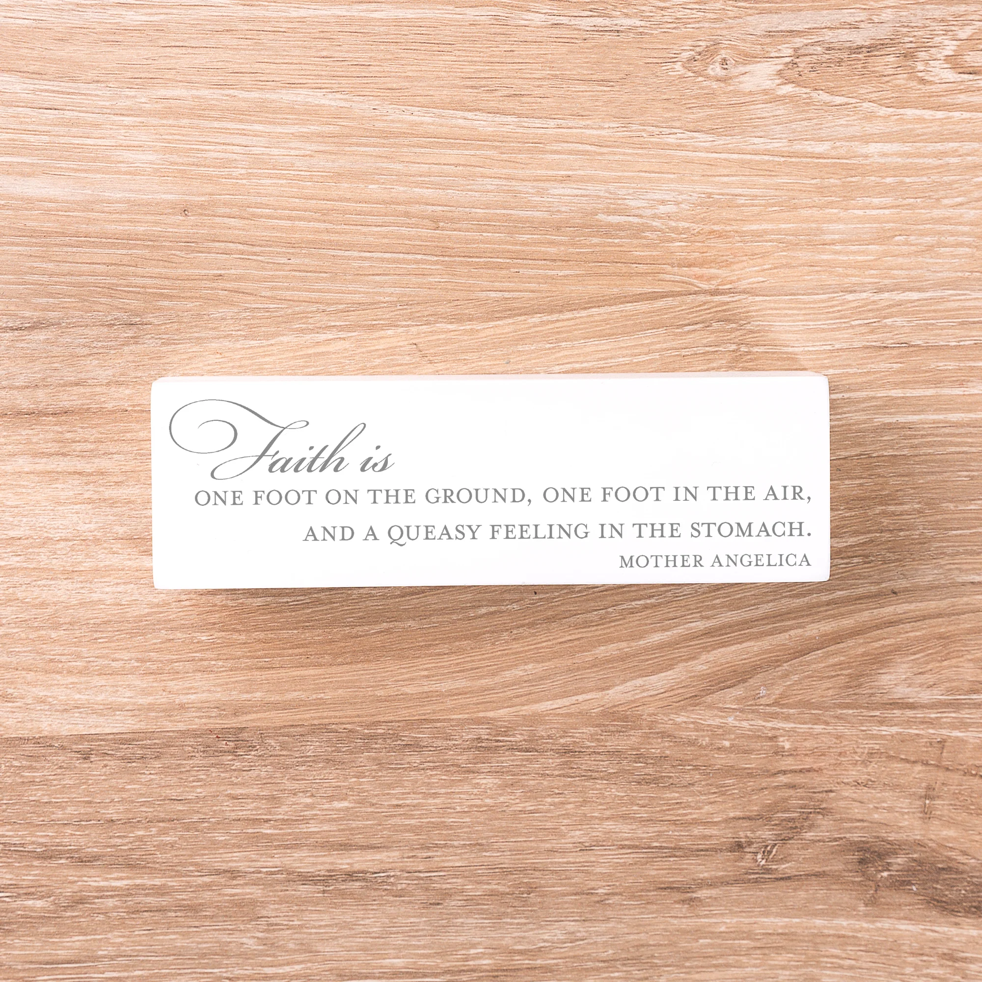 Mother Angelica Faith Quote Block - Image 3