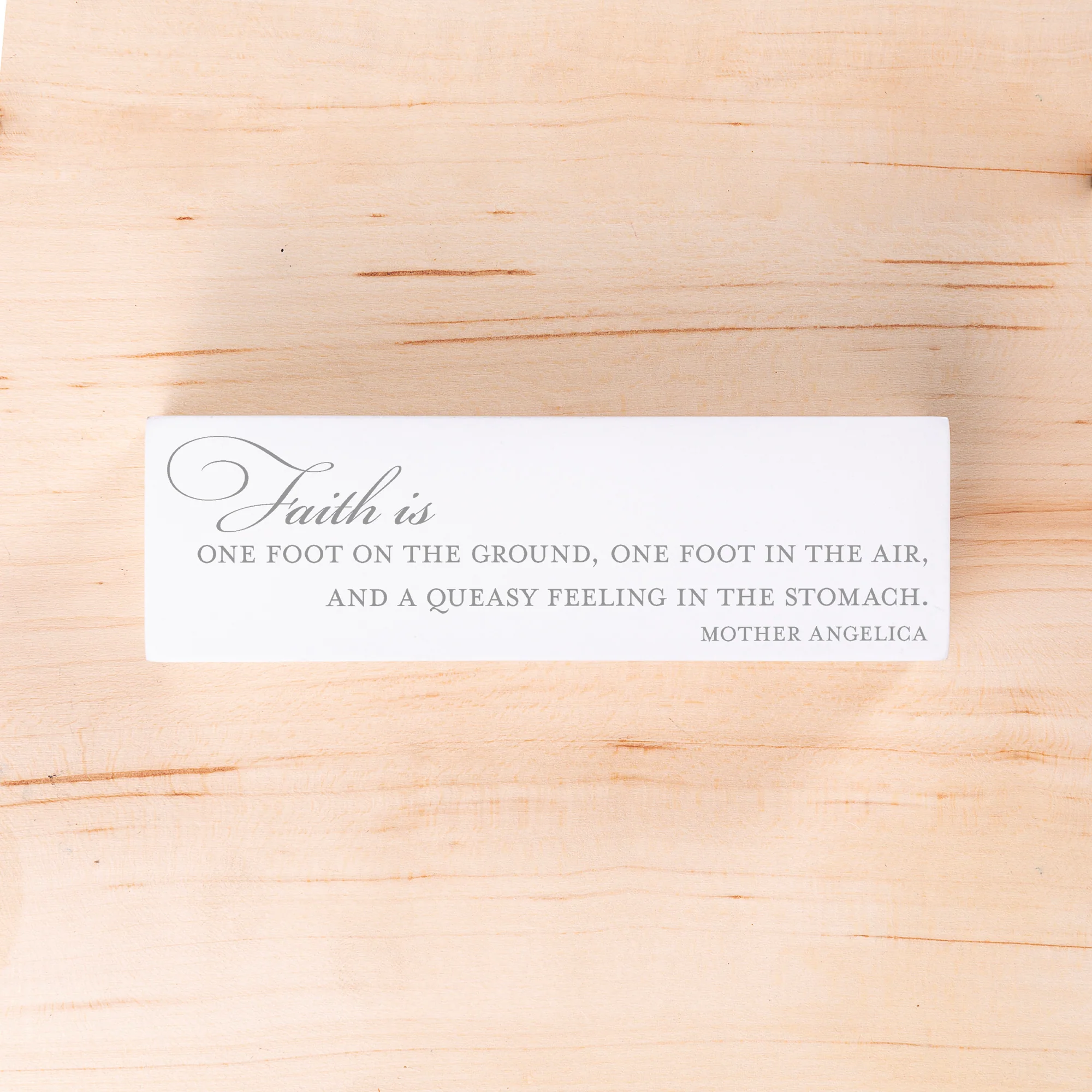 Mother Angelica Faith Quote Block - Image 4