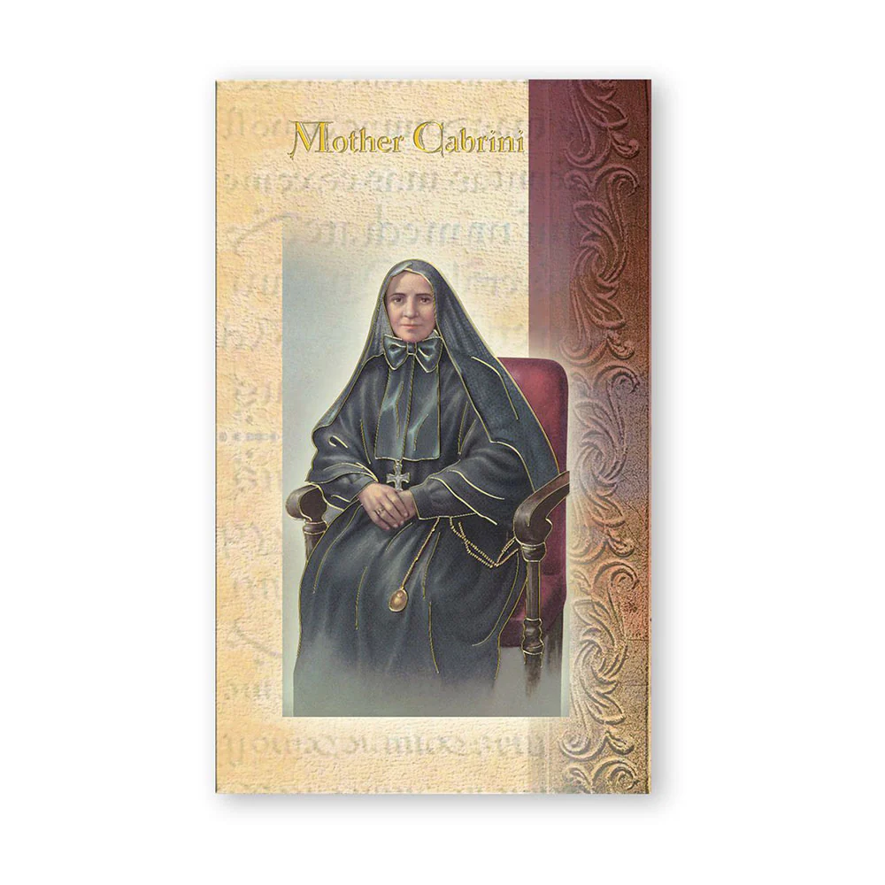 Mother Cabrini - Mini Lives of the Saints Folded Prayer Card
