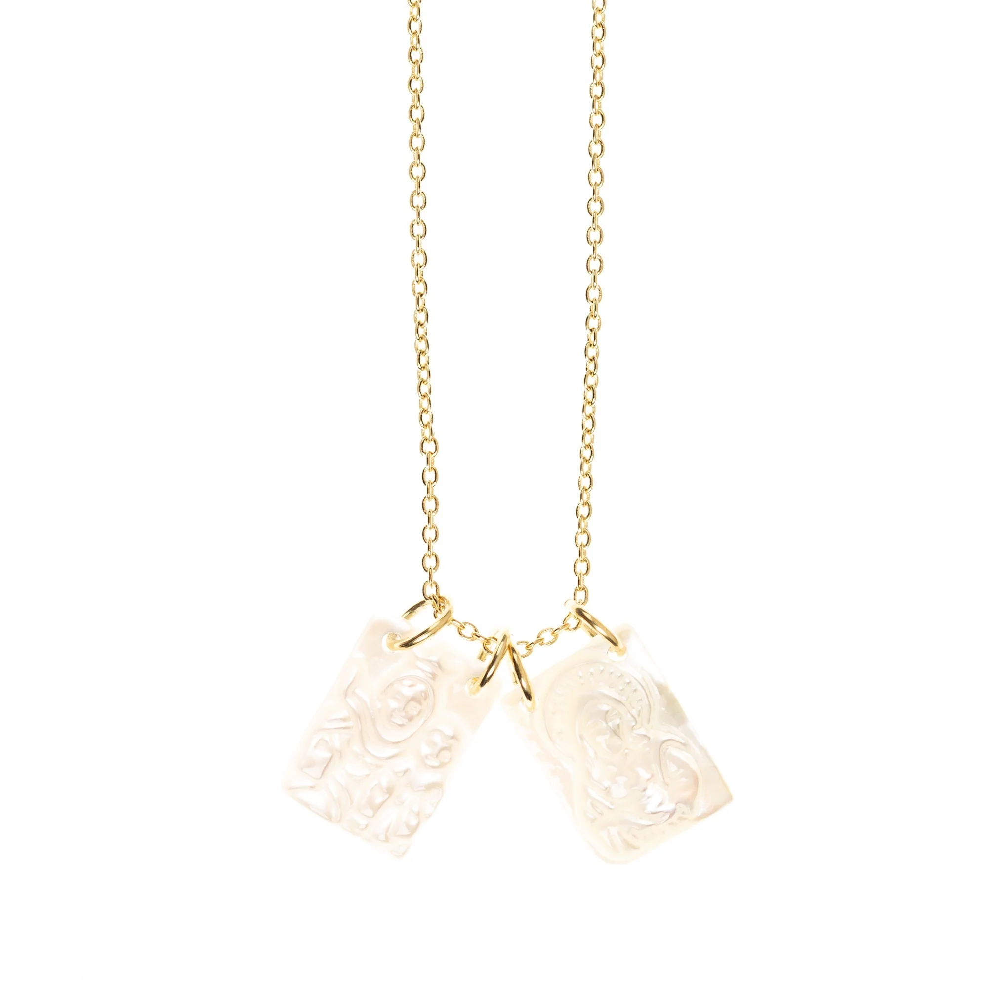 Mother of Pearl Scapular Necklace - Image 2