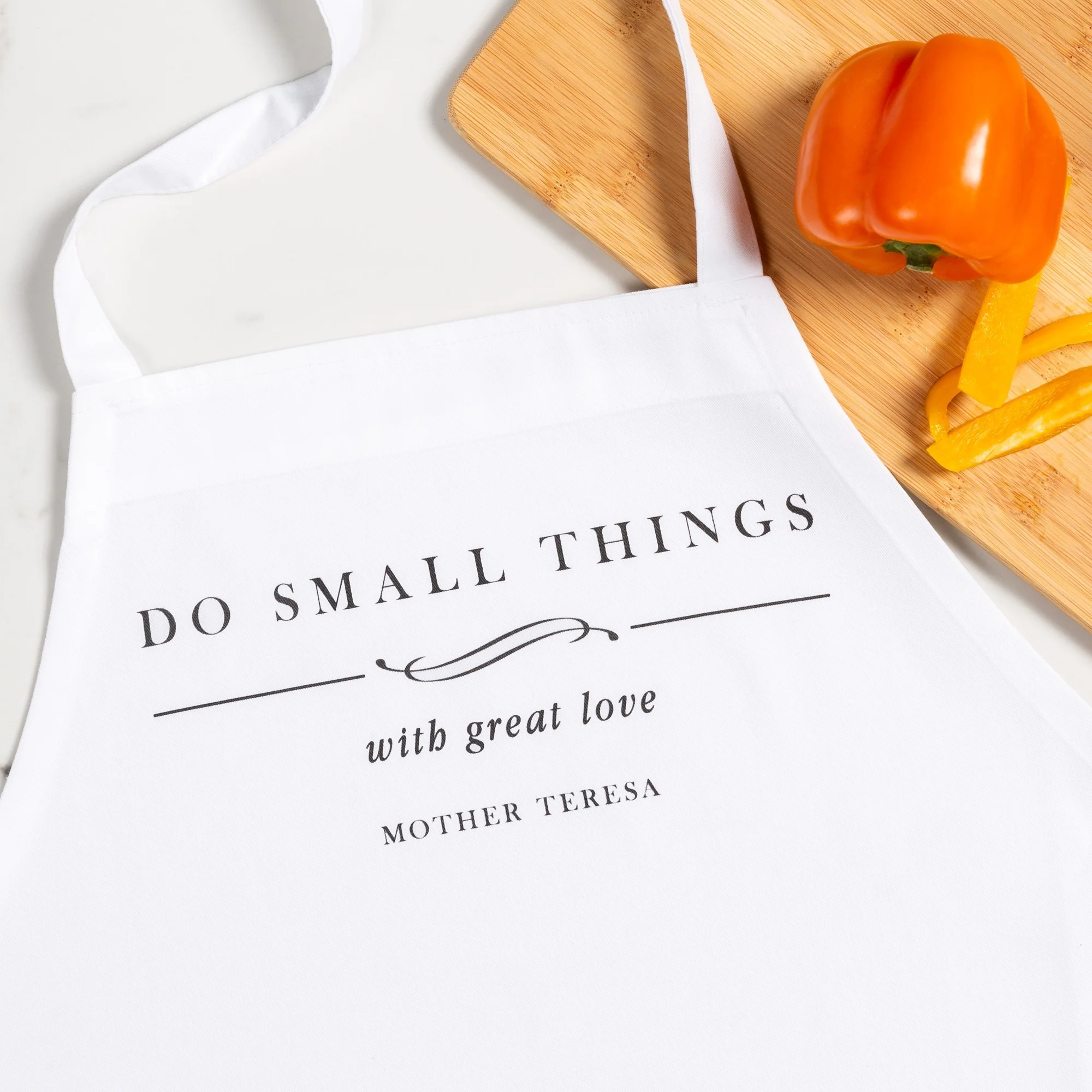 Mother Teresa Do Small Things Apron - Image 3