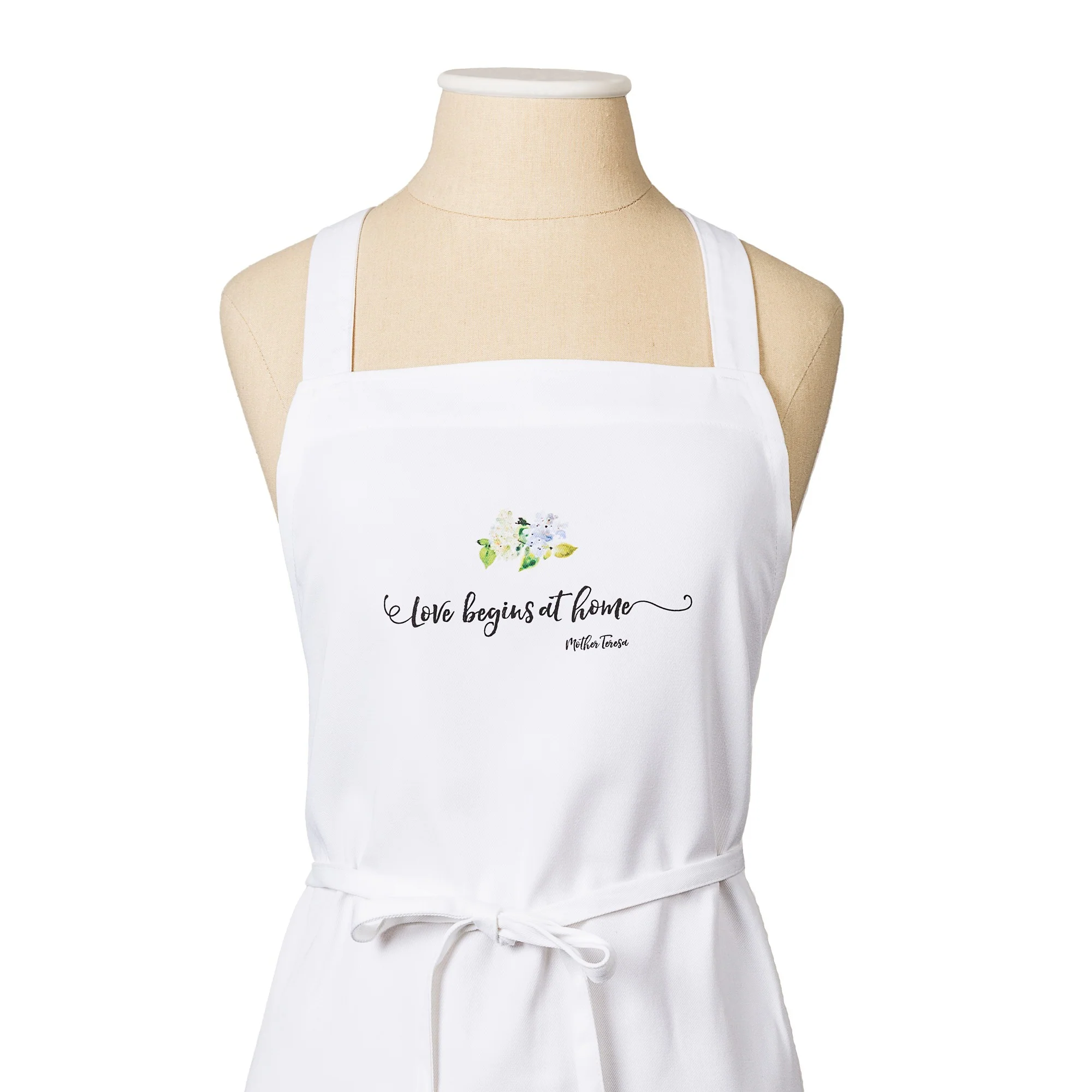 Mother Teresa "Love Begins at Home" Apron - Image 2