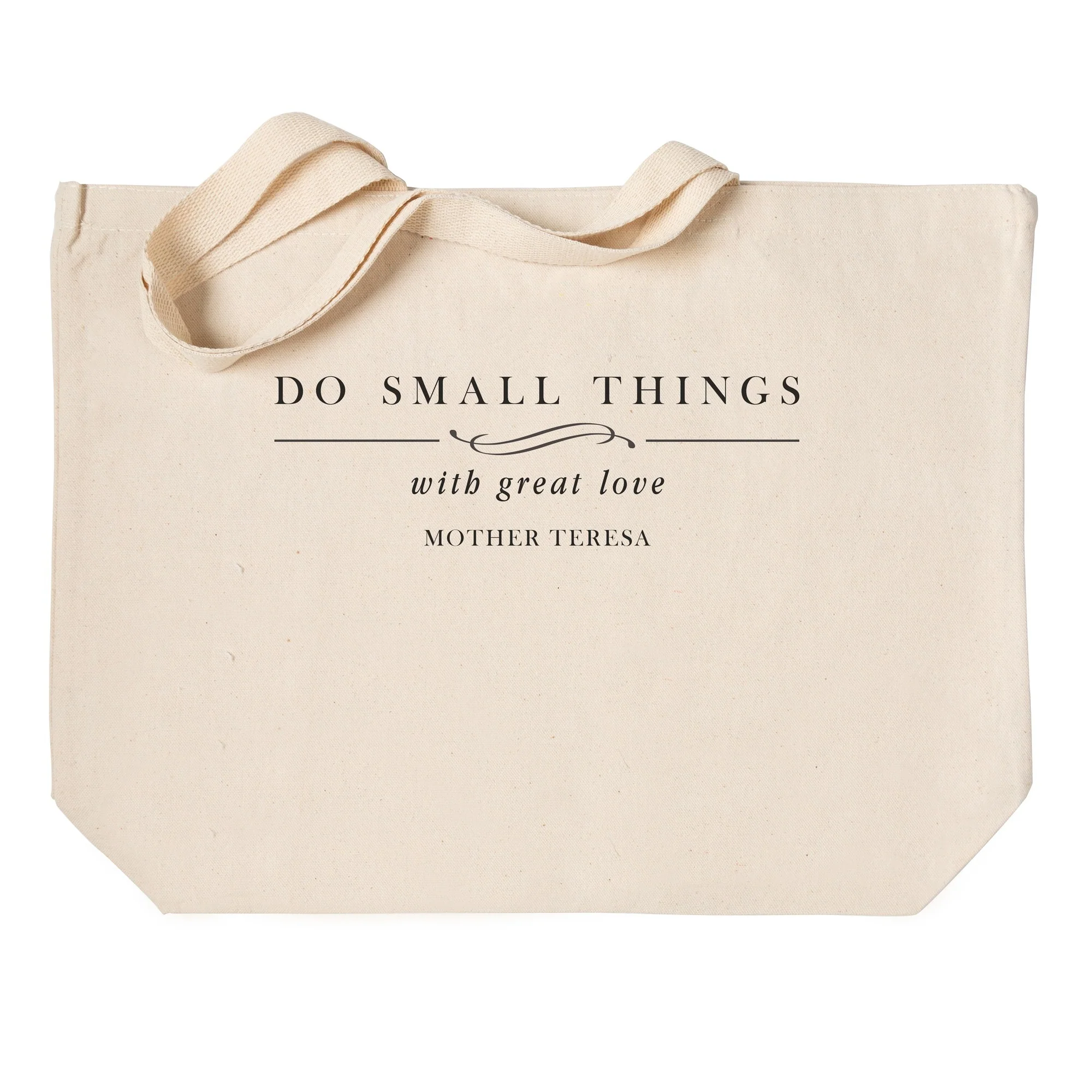 Mother Teresa Small Things Great Love Tote - Image 3