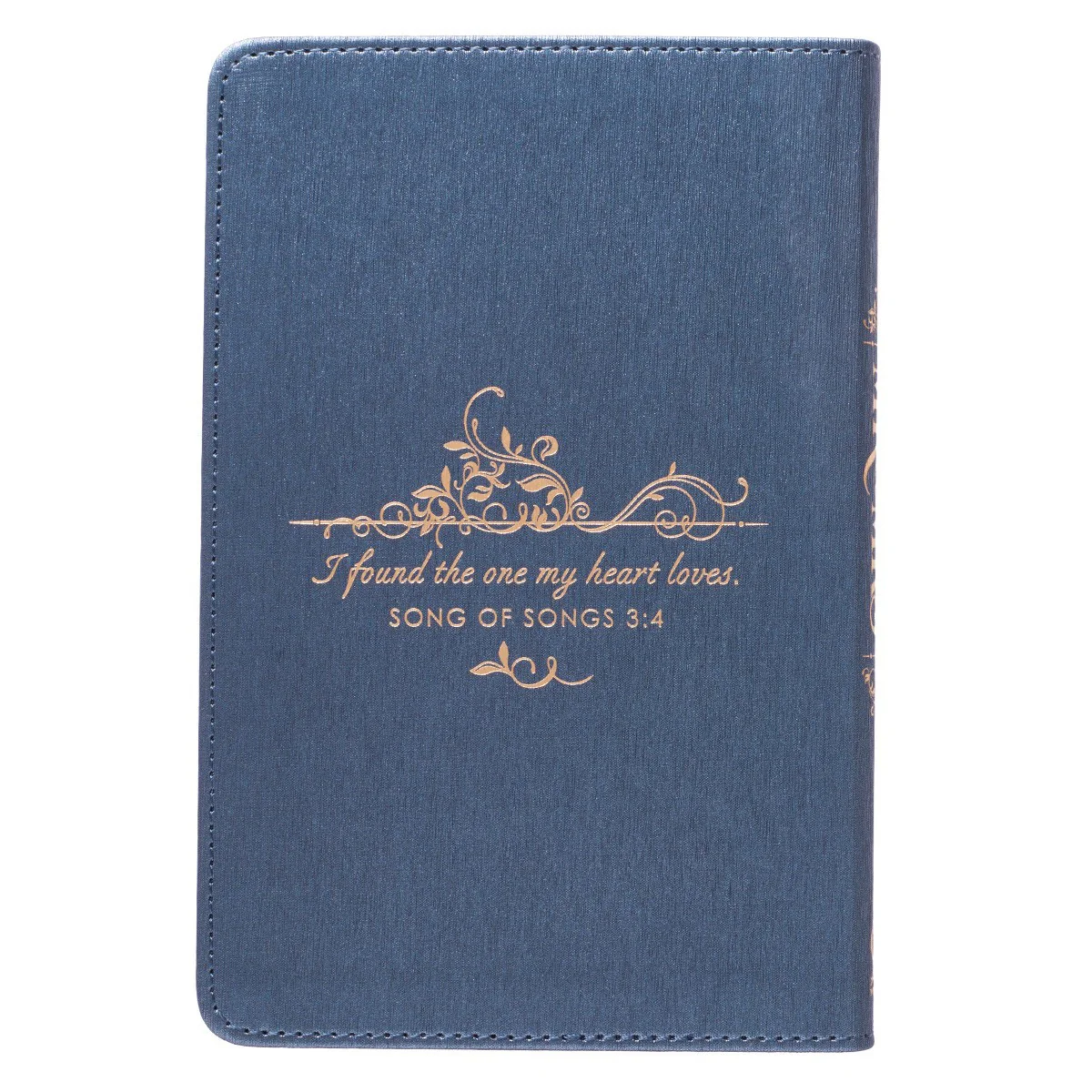Mr. & Mrs. 366 Devotions for Couples - Blue Faux Leather - Image 7