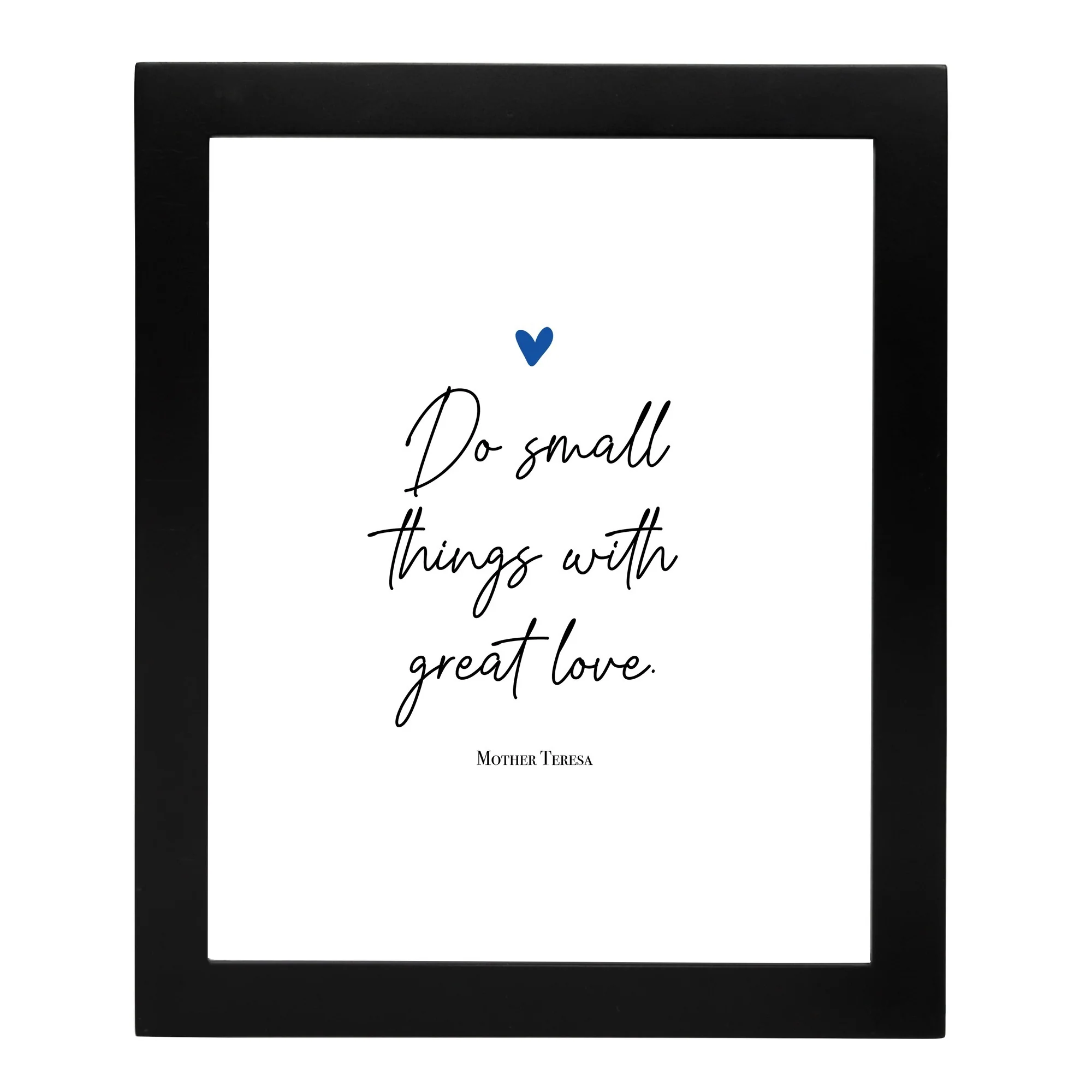 MT Small Things Quote Framed Print