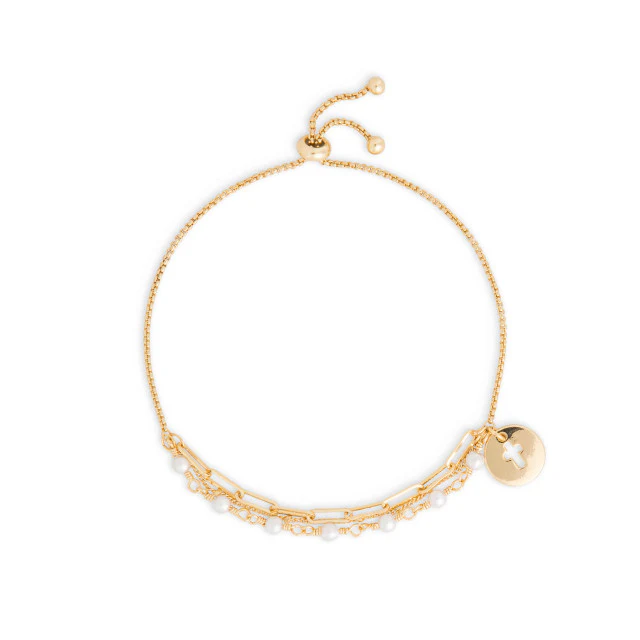 Multi-Strand Pearl & Charm Confirmation Bracelet