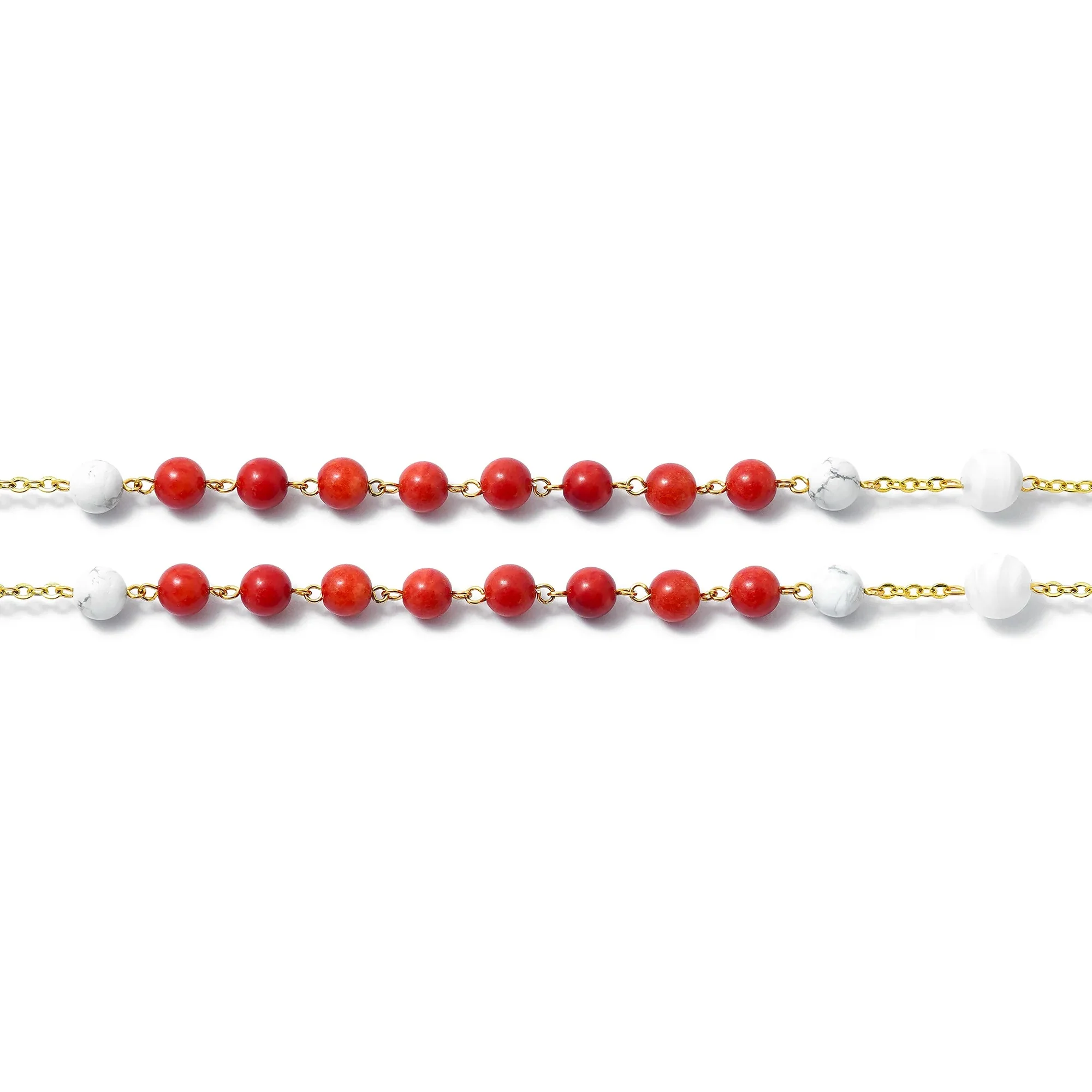 Murano Glass Divine Mercy Rosary - Image 2