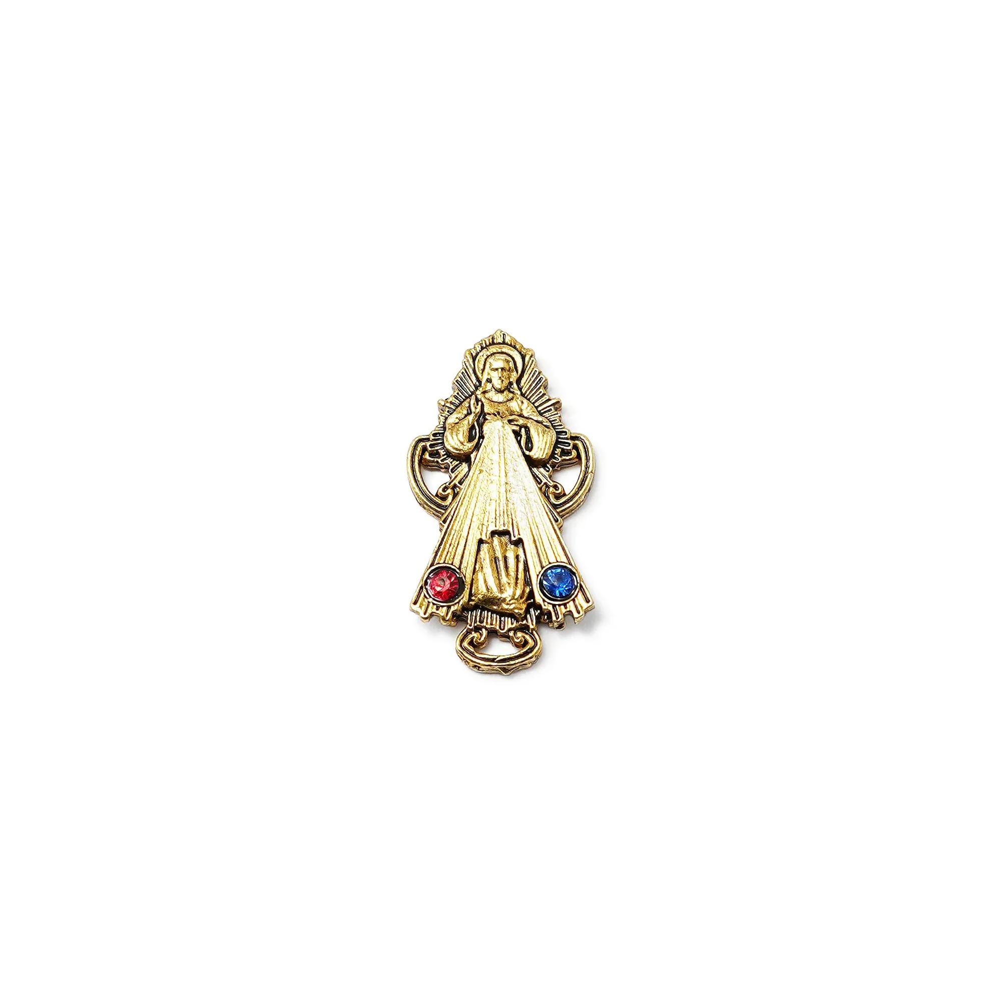 Murano Glass Divine Mercy Rosary - Image 4